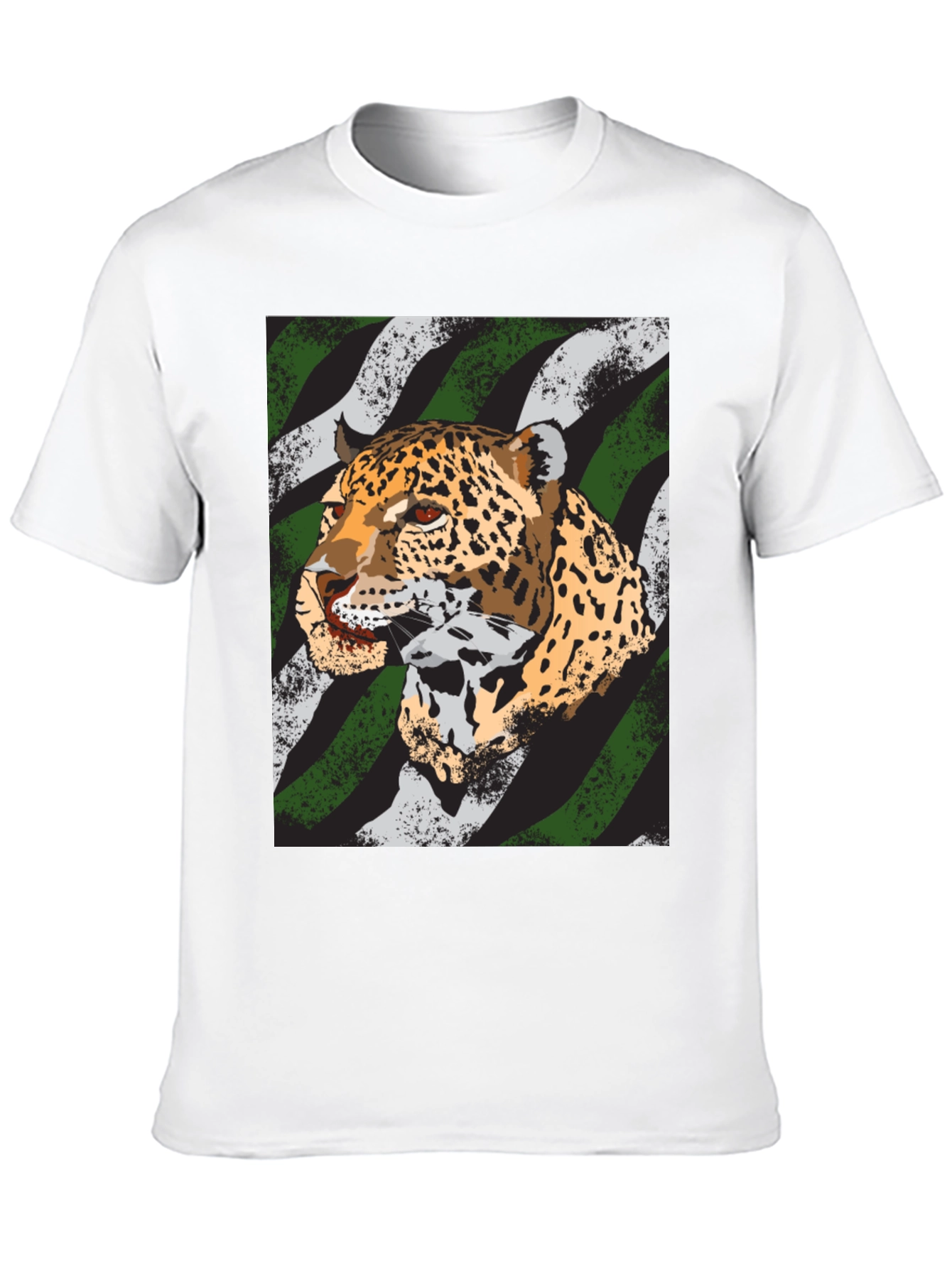 Leopard Graphic Tee - Bold Animal Print Shirt