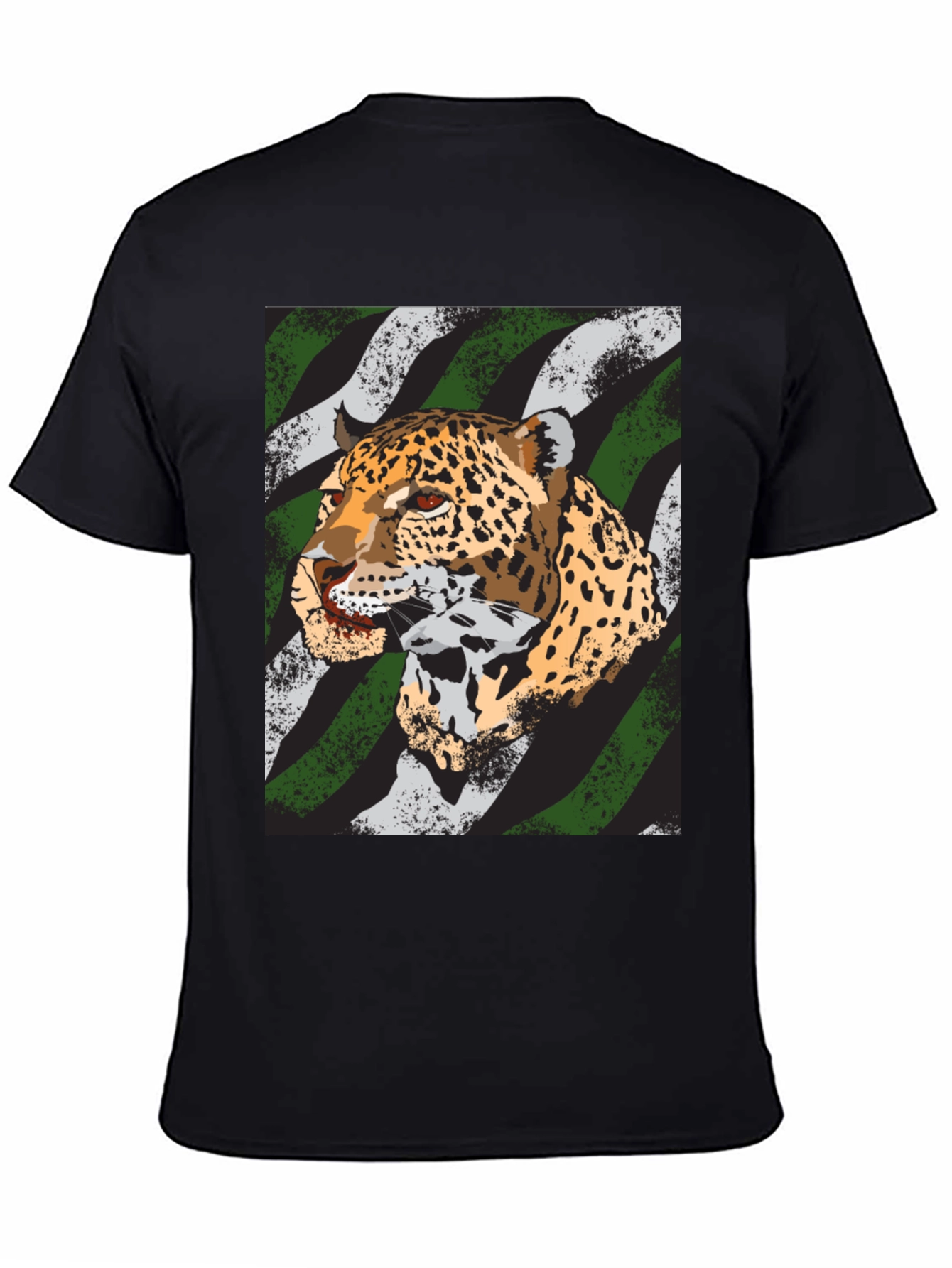 Leopard Graphic Tee - Bold Animal Print Shirt