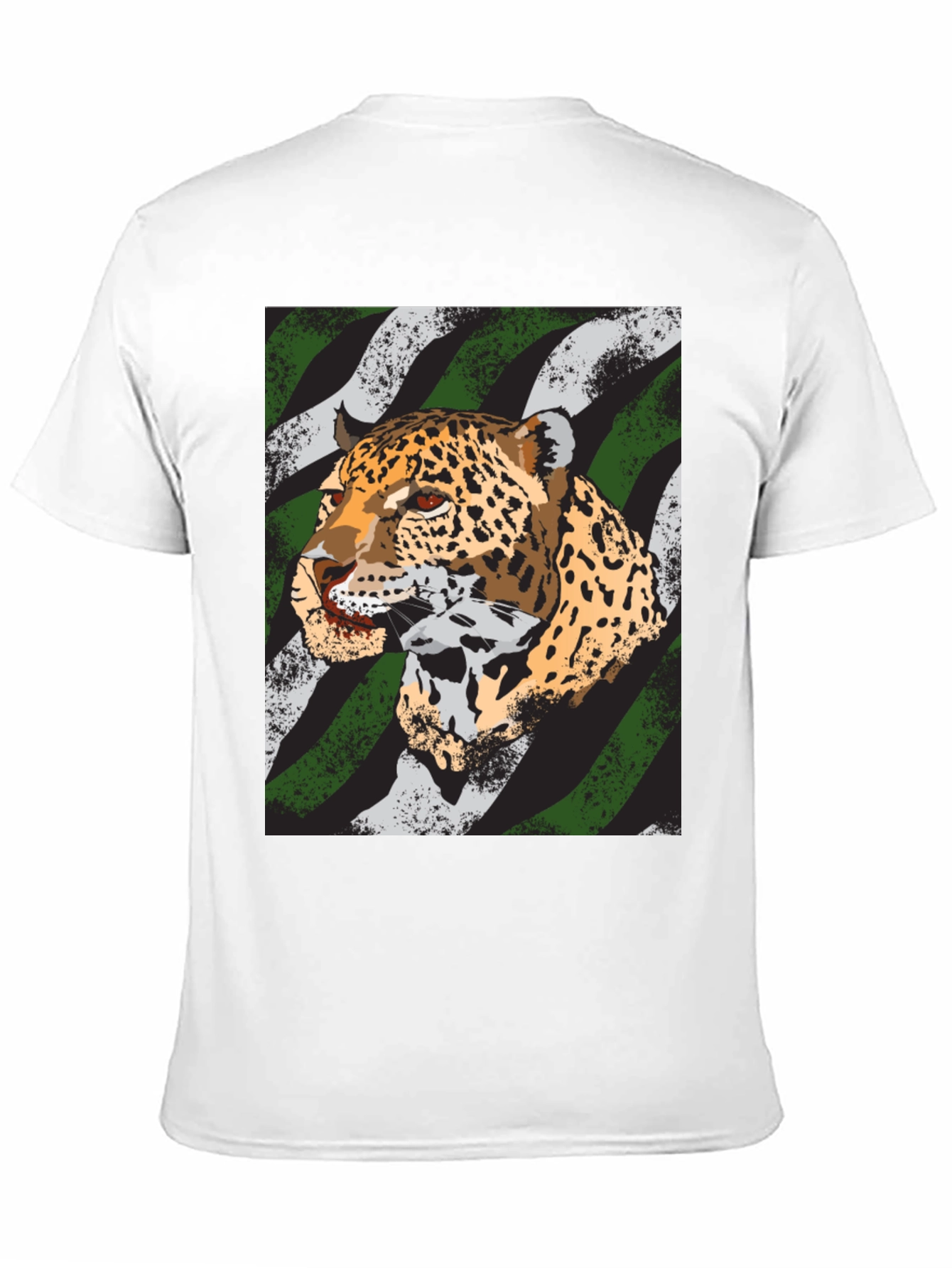 Leopard Graphic Tee - Bold Animal Print Shirt