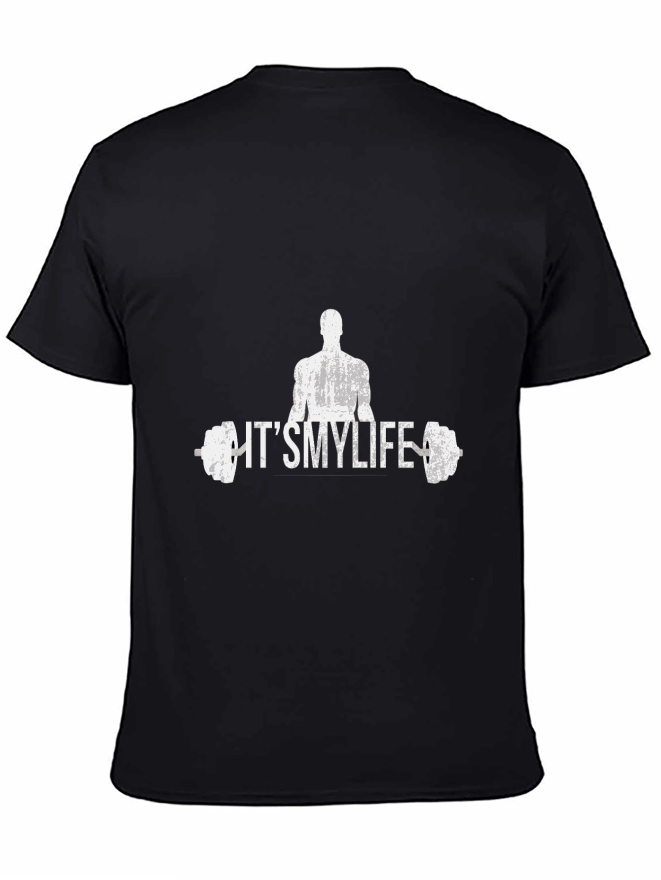 Its My Life Gym T-Shirt - Black Graphic Tee