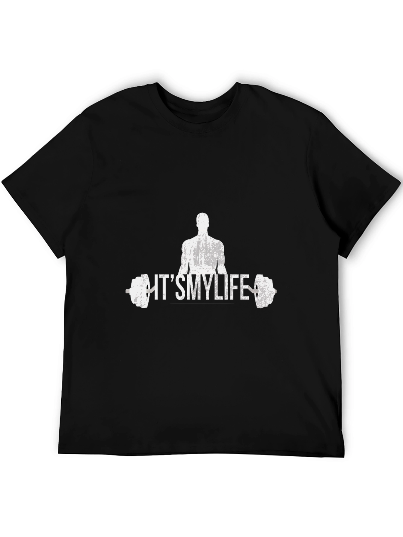 Its My Life Gym T-Shirt - Black Graphic Tee