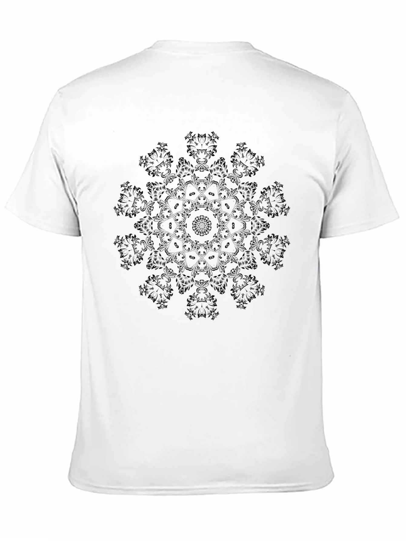 Black Mandala Graphic Tee - Stylish & Unique Design