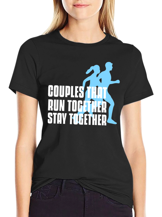 Couples Run Together T-Shirt