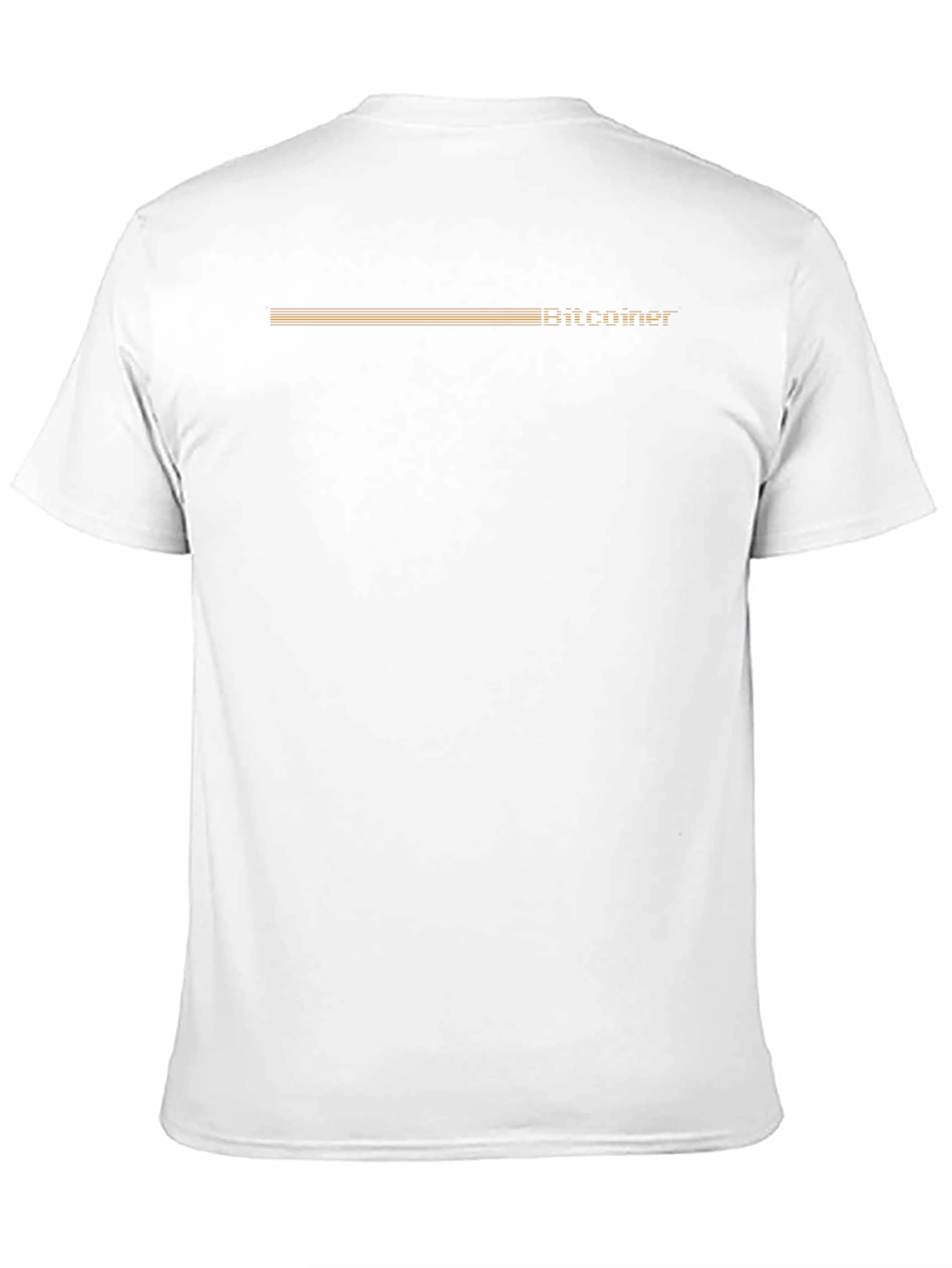 Bitcoiner Retro Stripe T-Shirt - Black