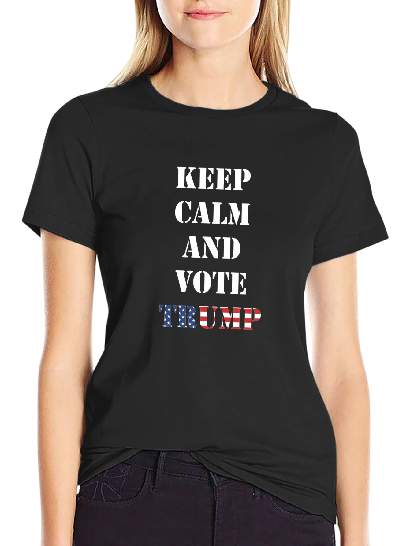 Keep Calm & Vote Trump Graphic Tee