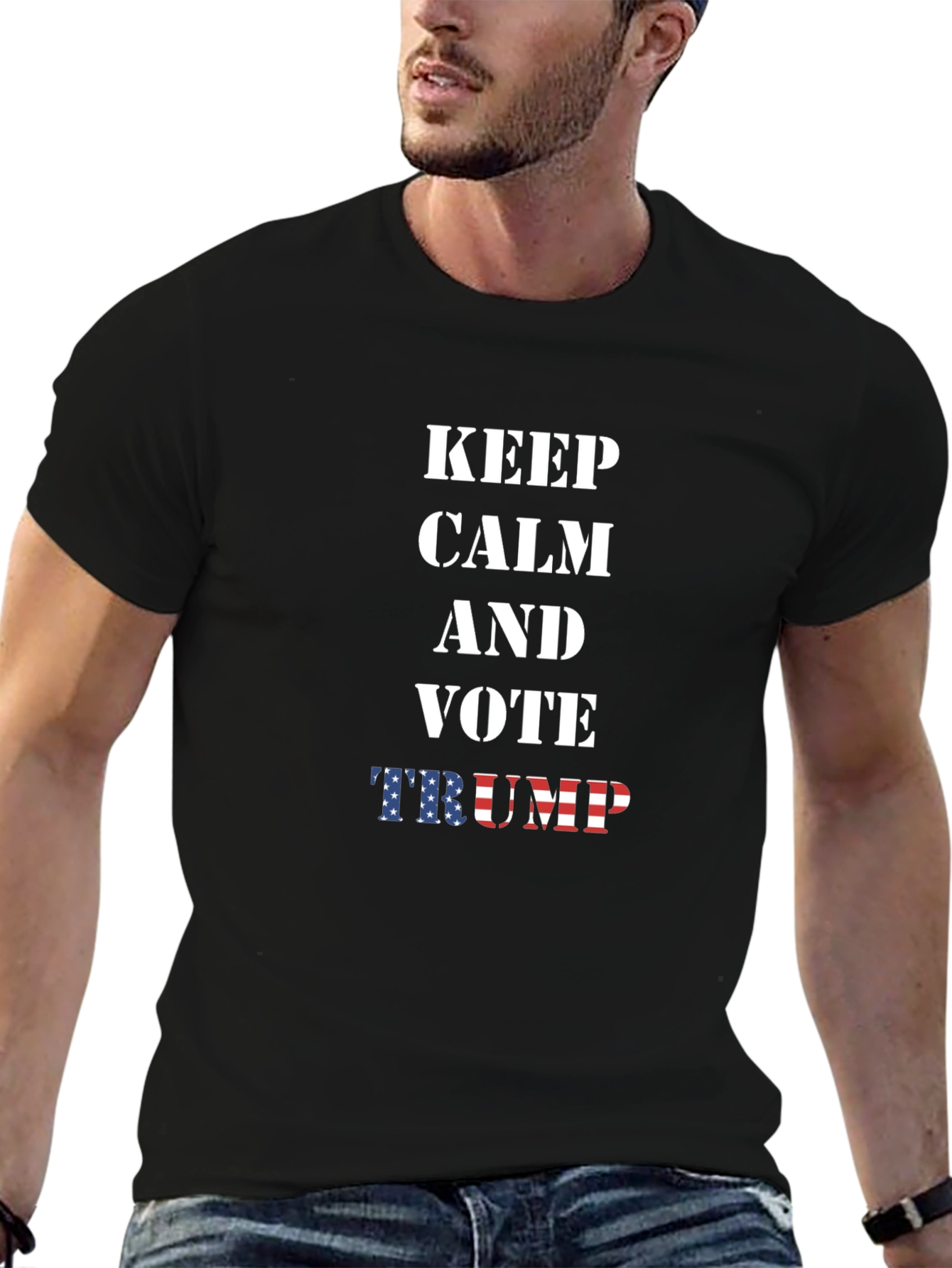 Keep Calm & Vote Trump Graphic Tee