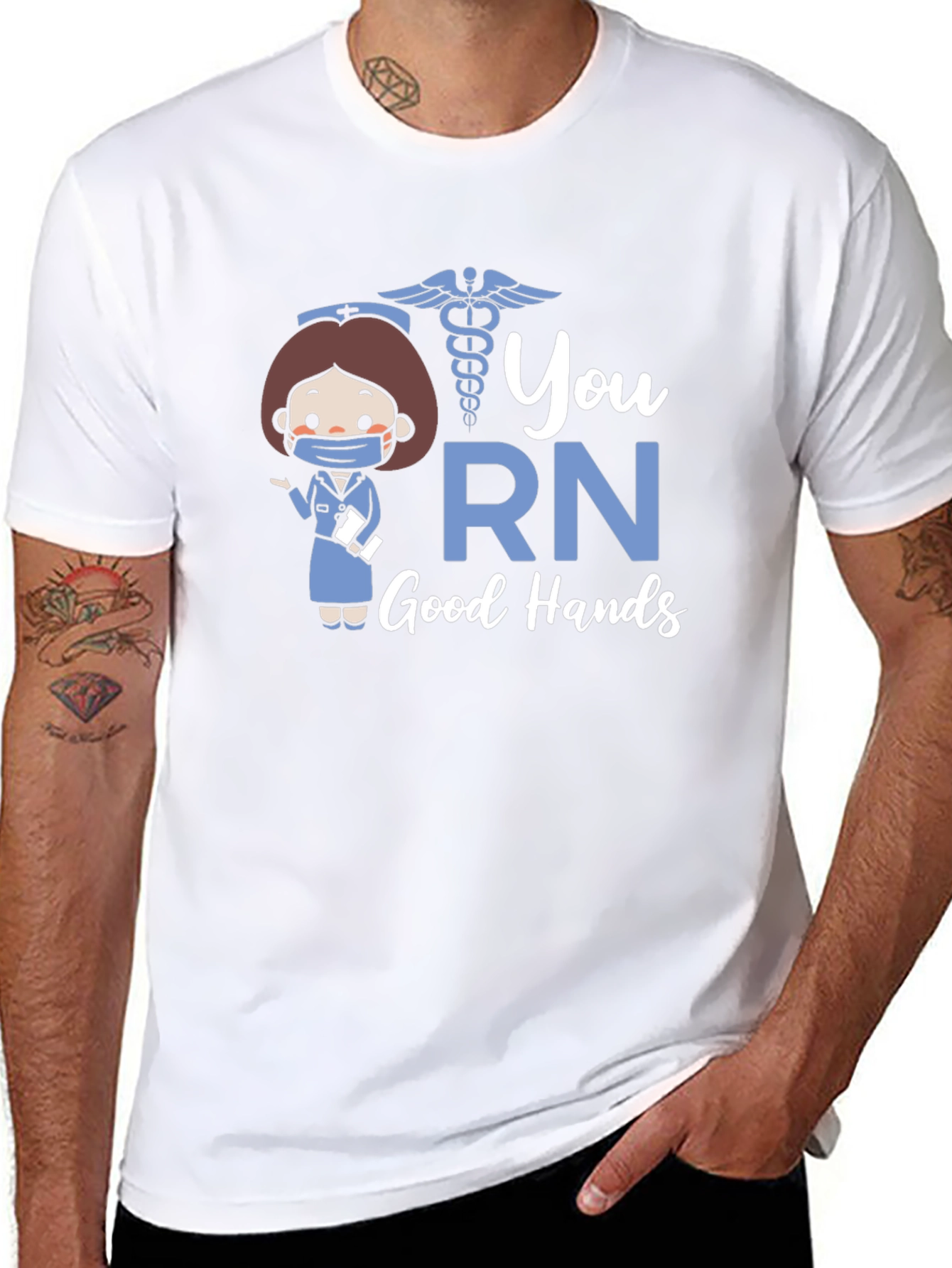 RN Good Hands T-Shirt - Nurse Appreciation Tee