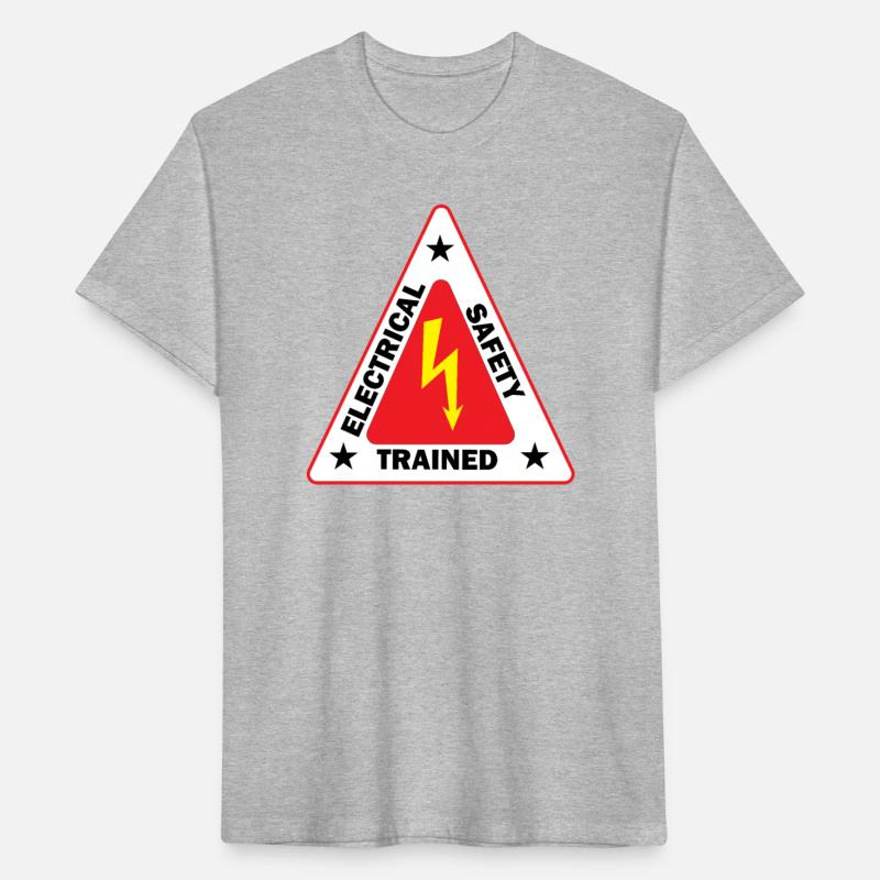electrical Safety Trained Triangle Warning Sign