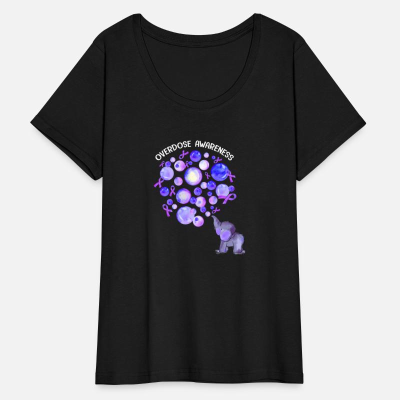 Elephant Blowing Up Purple Balloons Overdose Aware