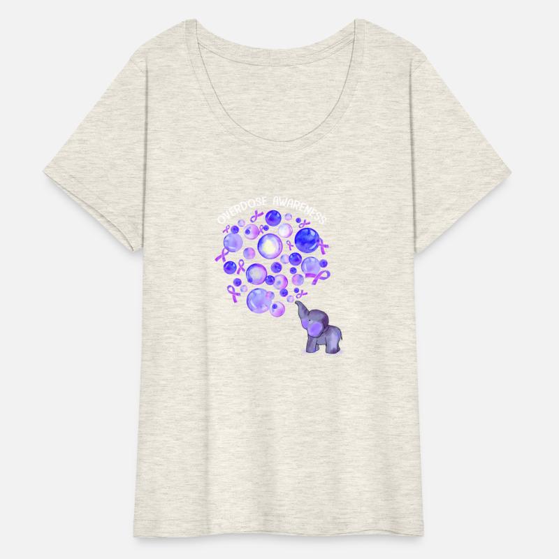 Elephant Blowing Up Purple Balloons Overdose Aware