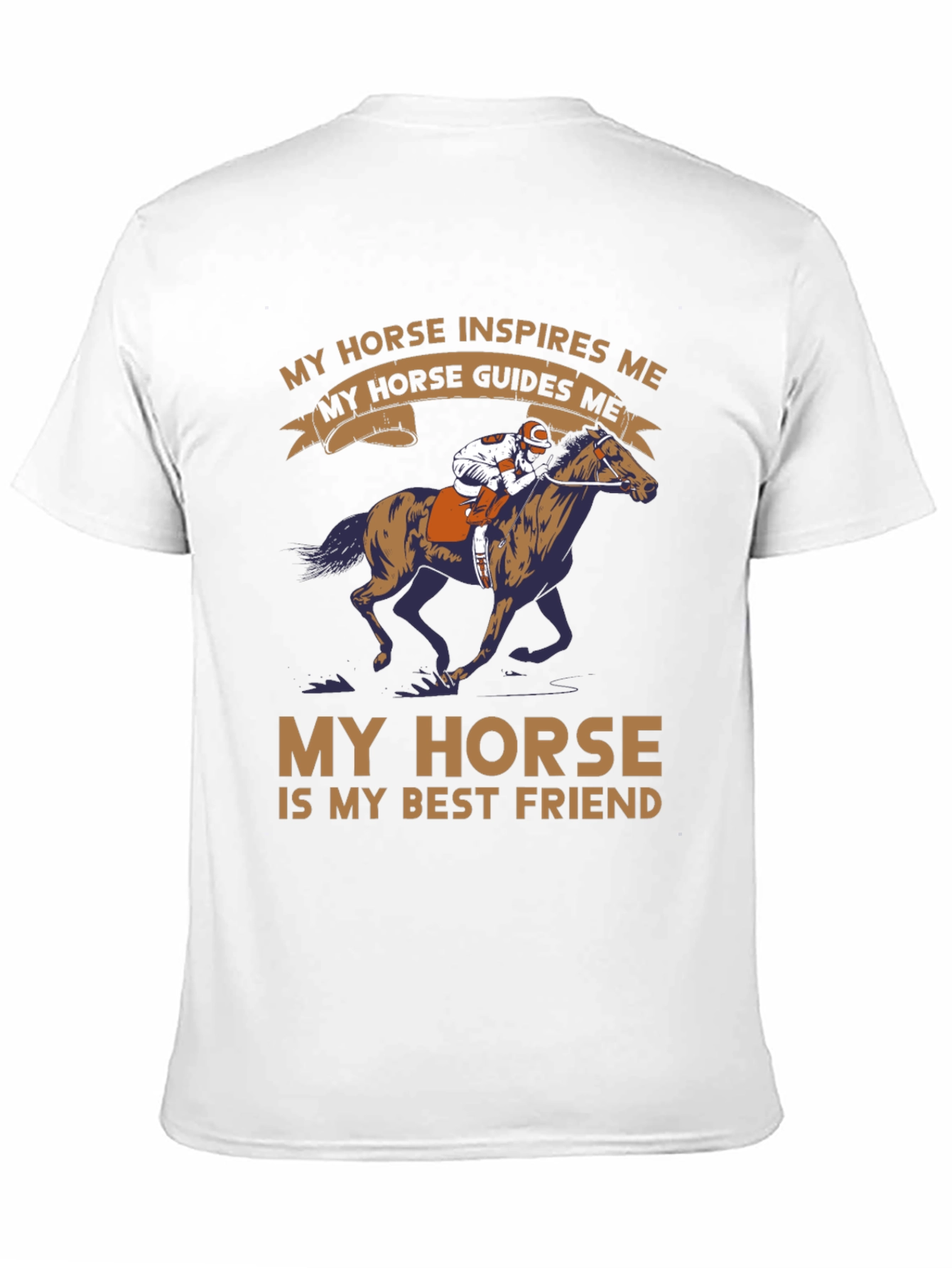 Horse Lover T-Shirt: Inspires & Guides Me
