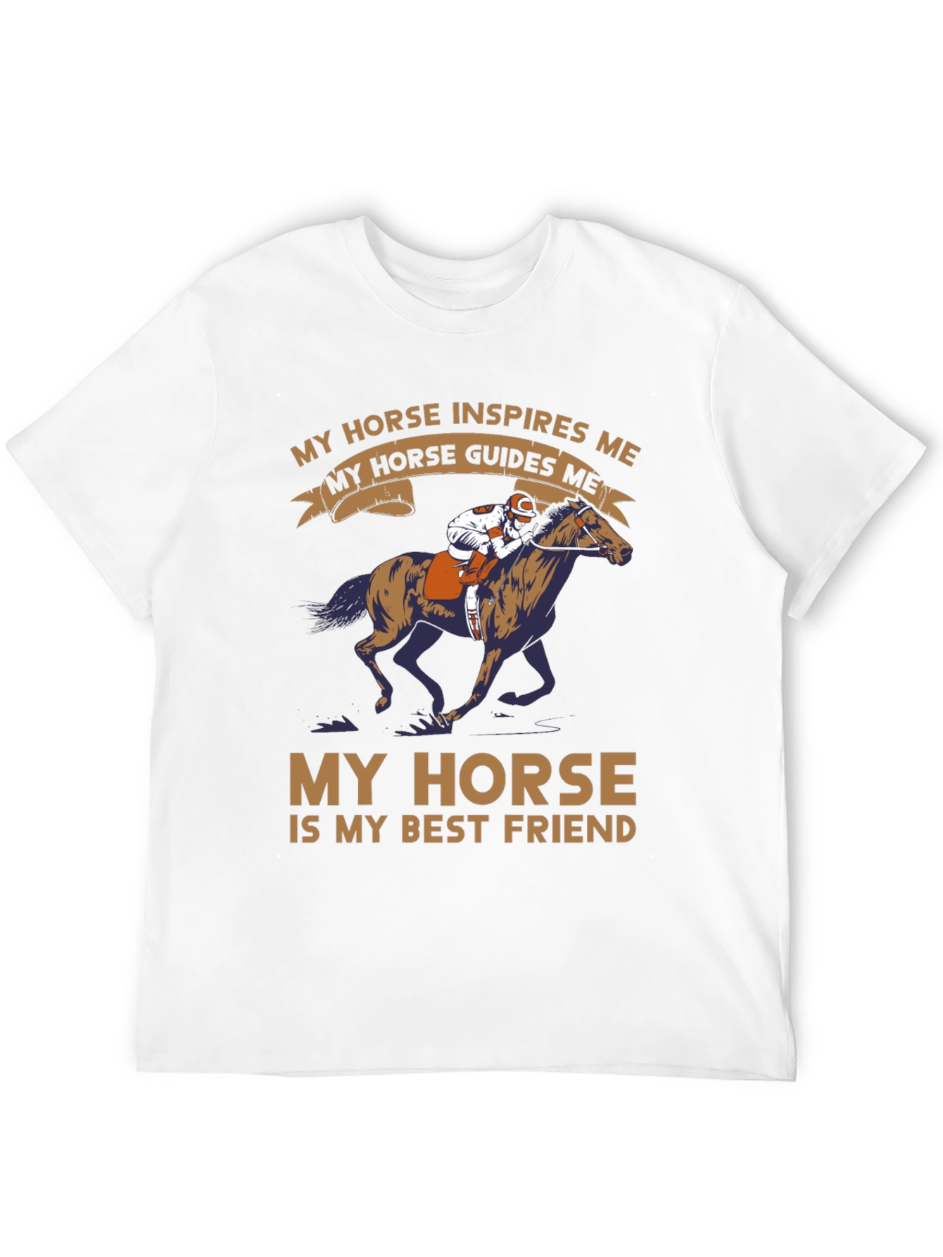 Horse Lover T-Shirt: Inspires & Guides Me