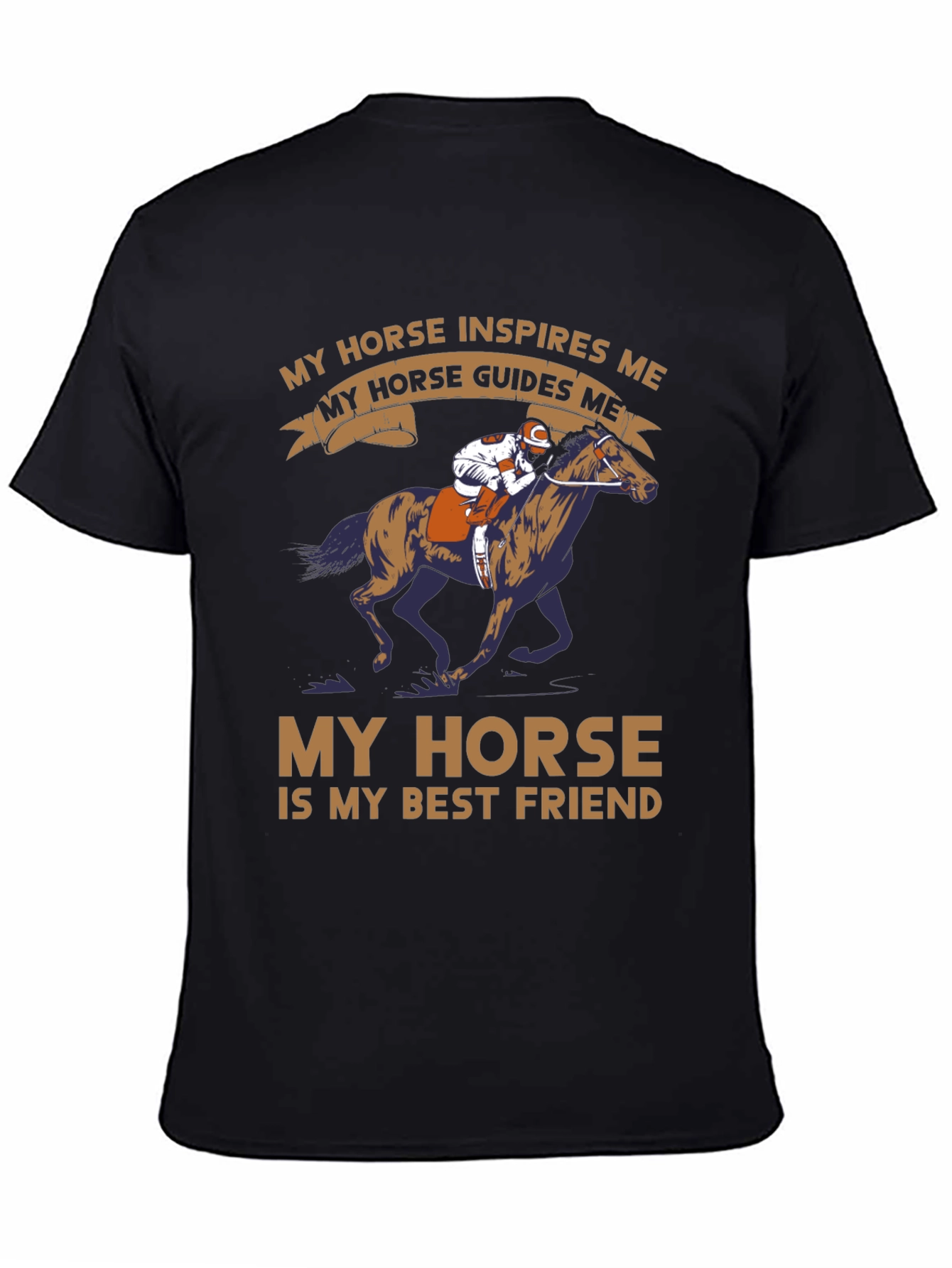 Horse Lover T-Shirt: Inspires & Guides Me