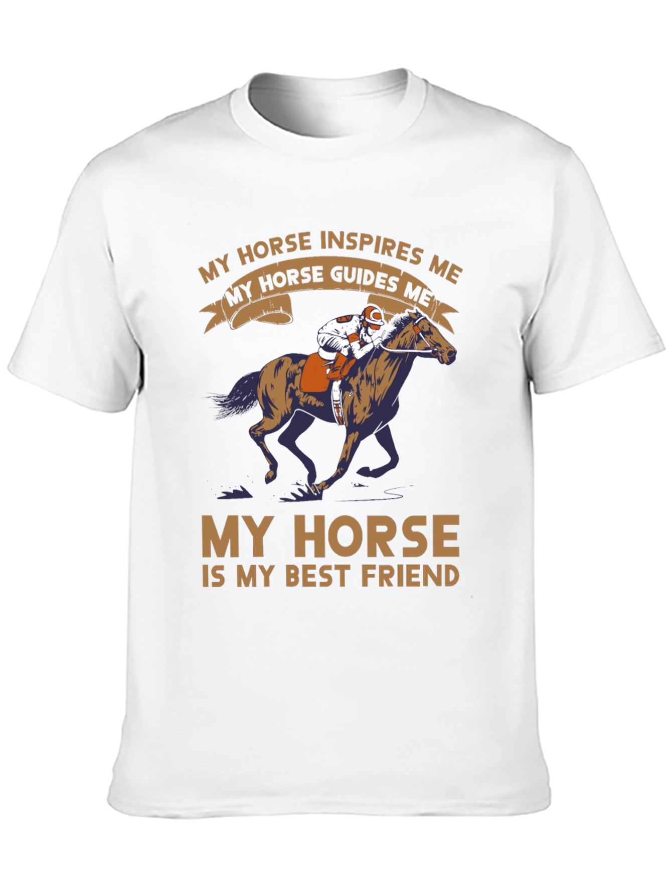 Horse Lover T-Shirt: Inspires & Guides Me