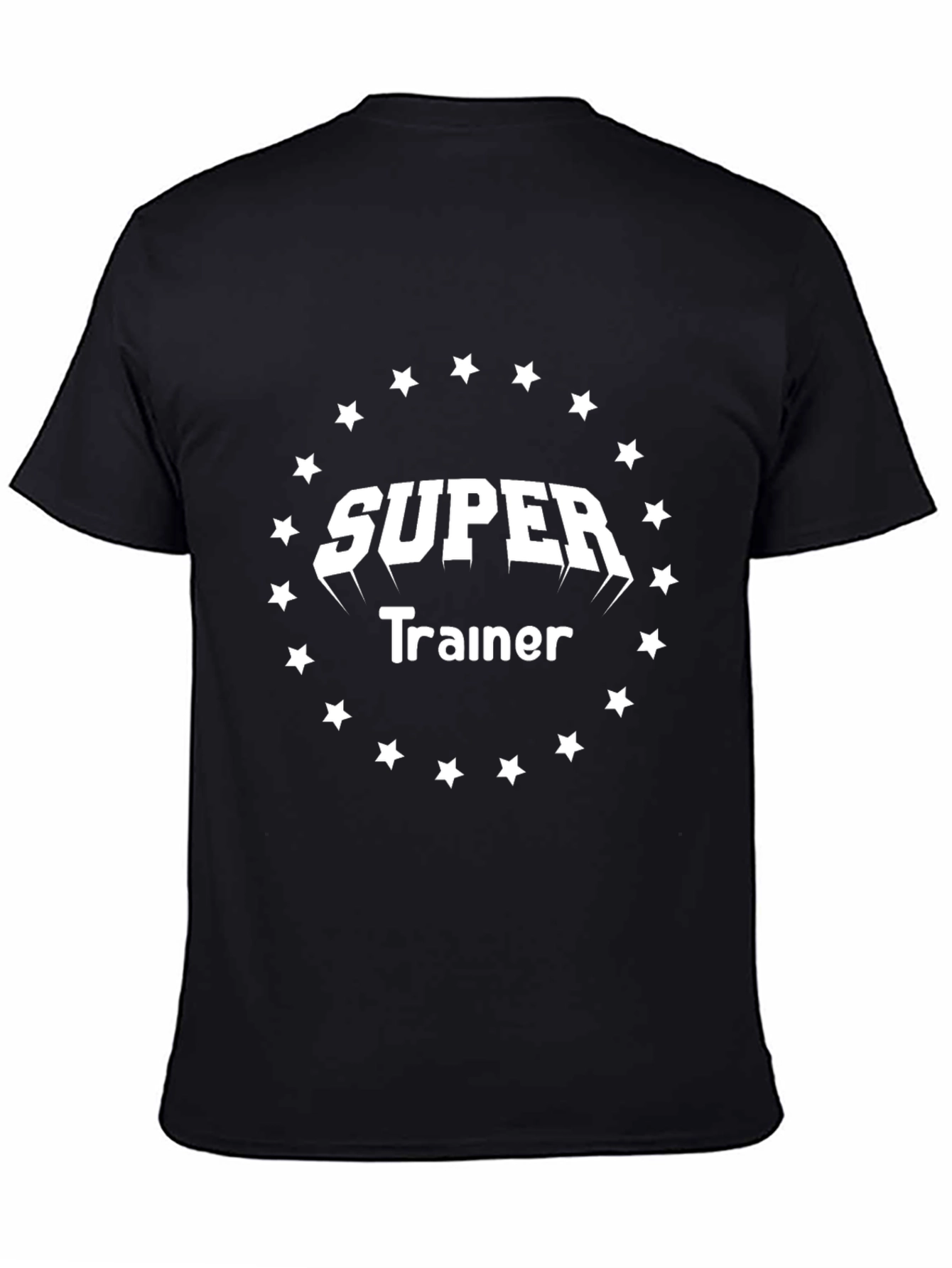 Super Trainer Black Graphic Tee