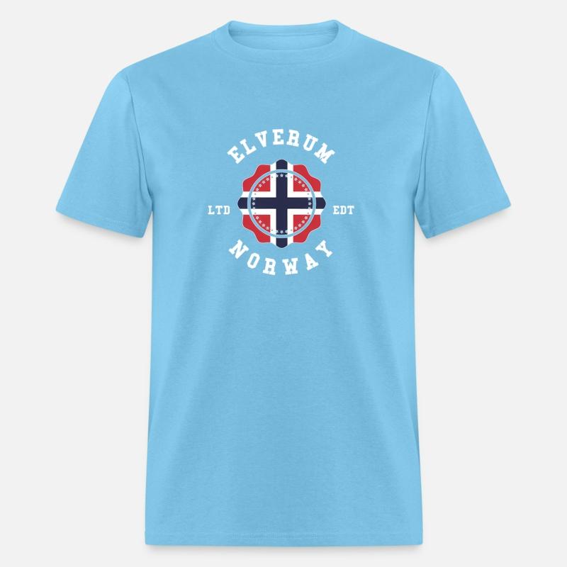 Elverum Norway Flag Badge