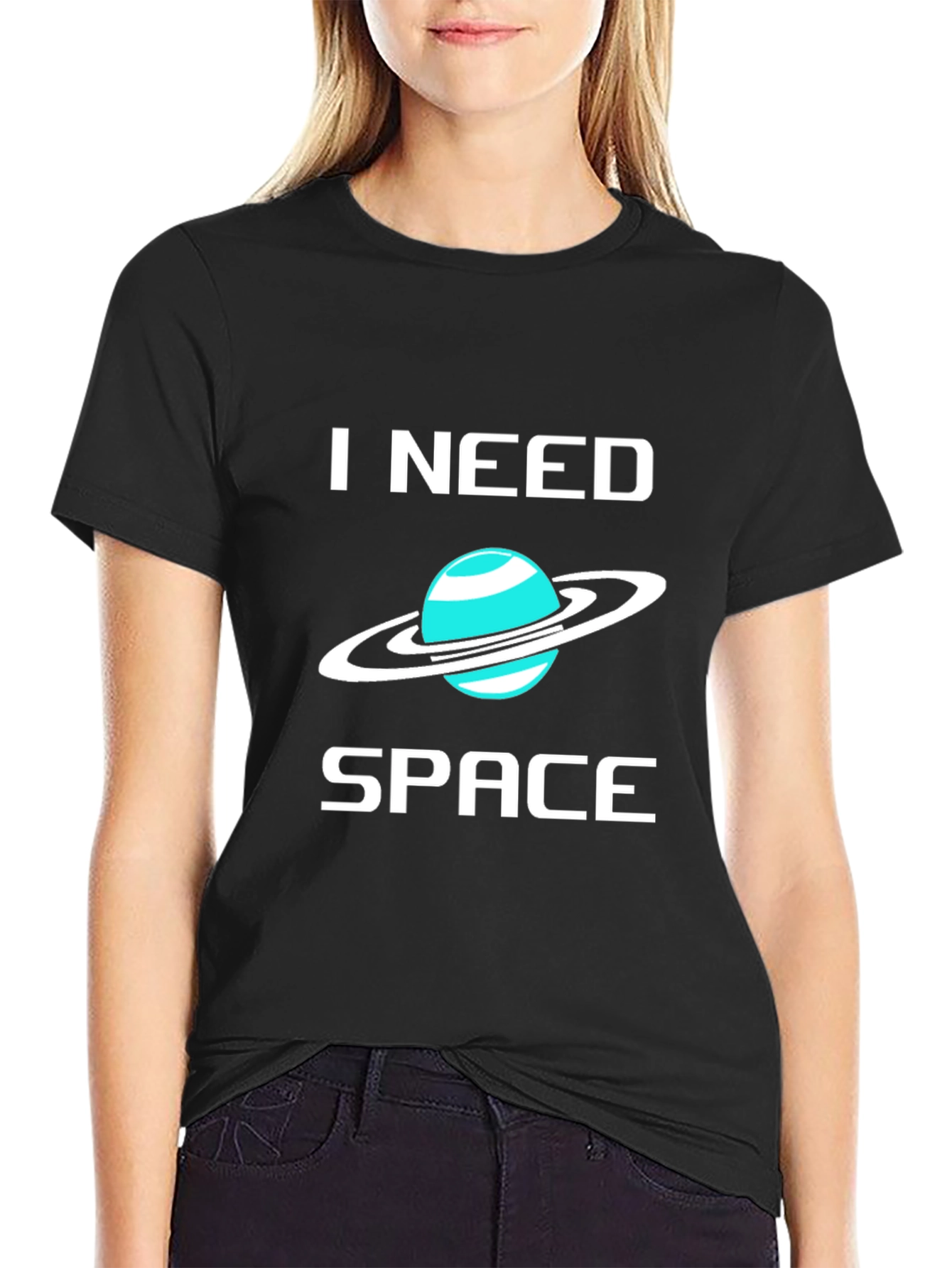 I Need Space Graphic Tee - Trendy Planet Design