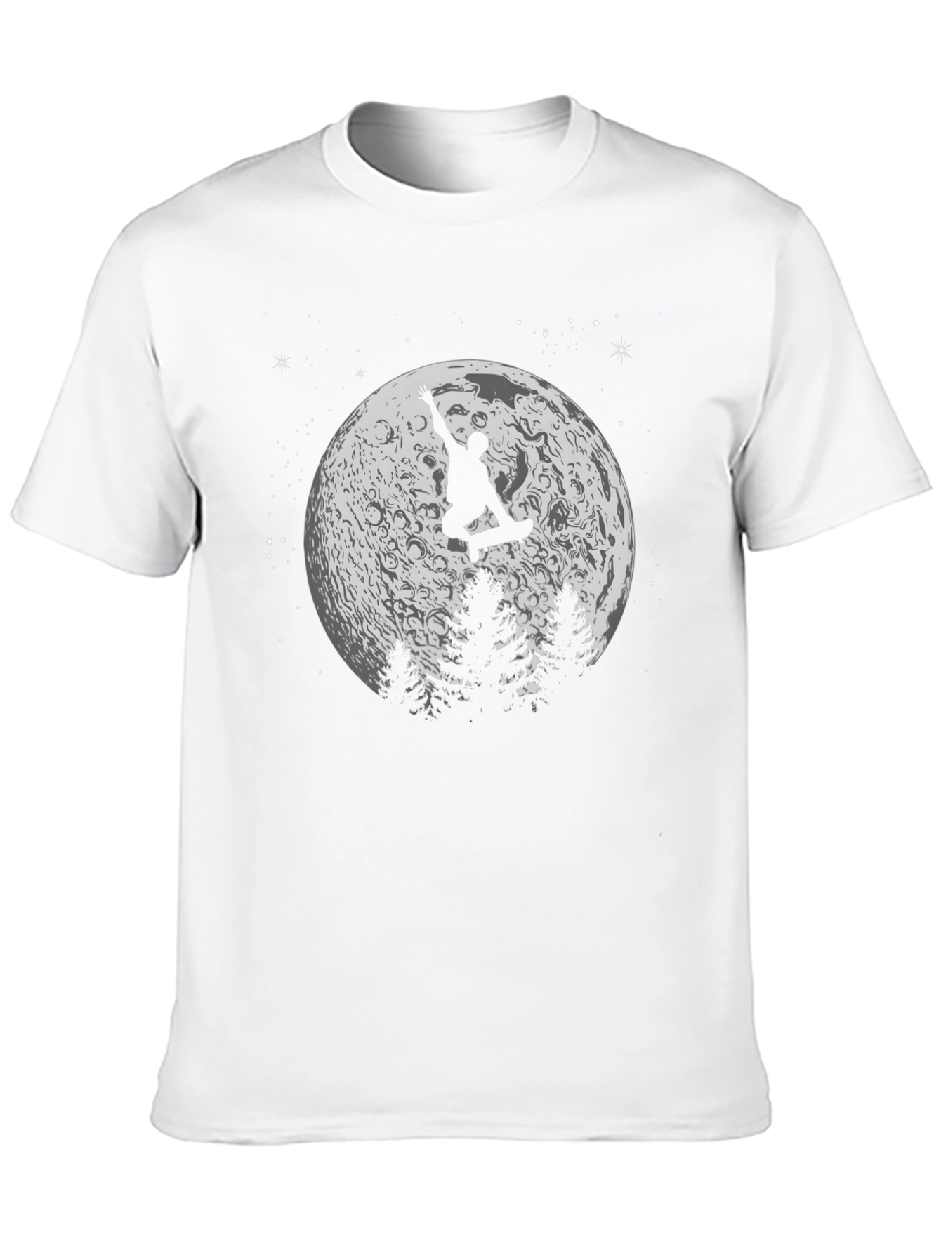 Skateboarding on the Moon Graphic T-Shirt