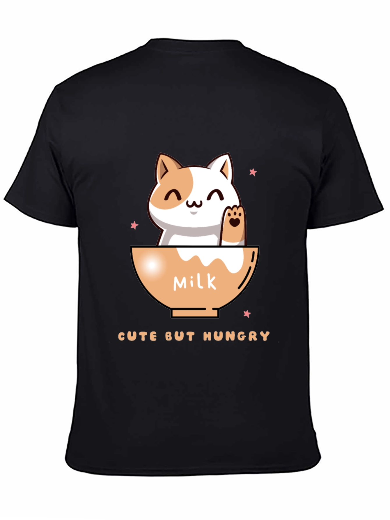 Cute But Hungry Cat Graphic Tee