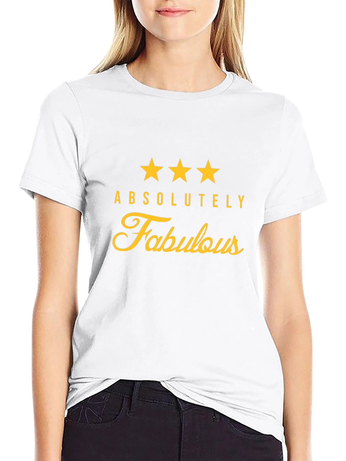 Absolutely Fabulous Graphic Tee - Unisex Black T-Shirt