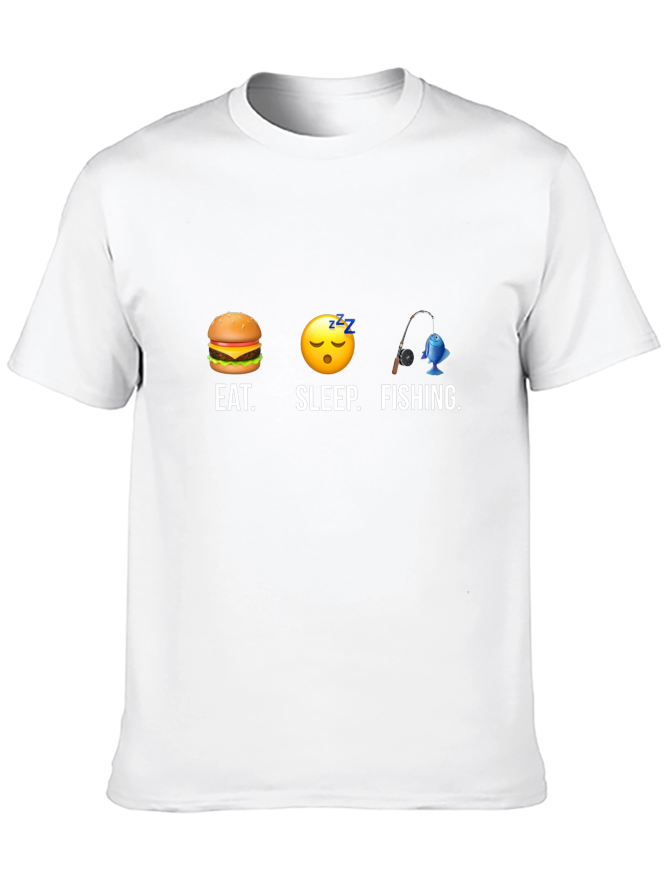 Eat Sleep Fishing T-Shirt - Funny Angler Tee