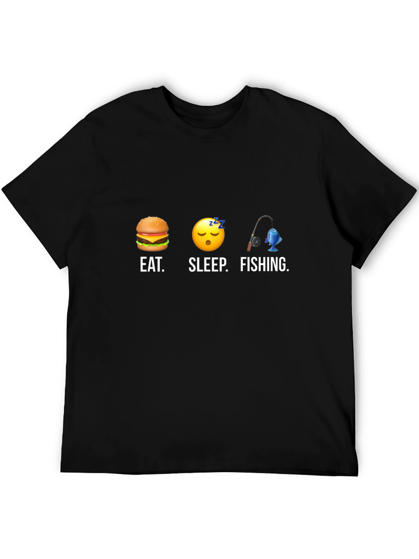 Eat Sleep Fishing T-Shirt - Funny Angler Tee