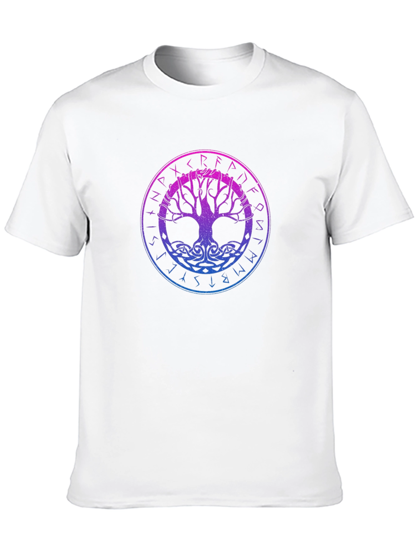 Yggdrasil Tree of Life T-Shirt - Viking Runes