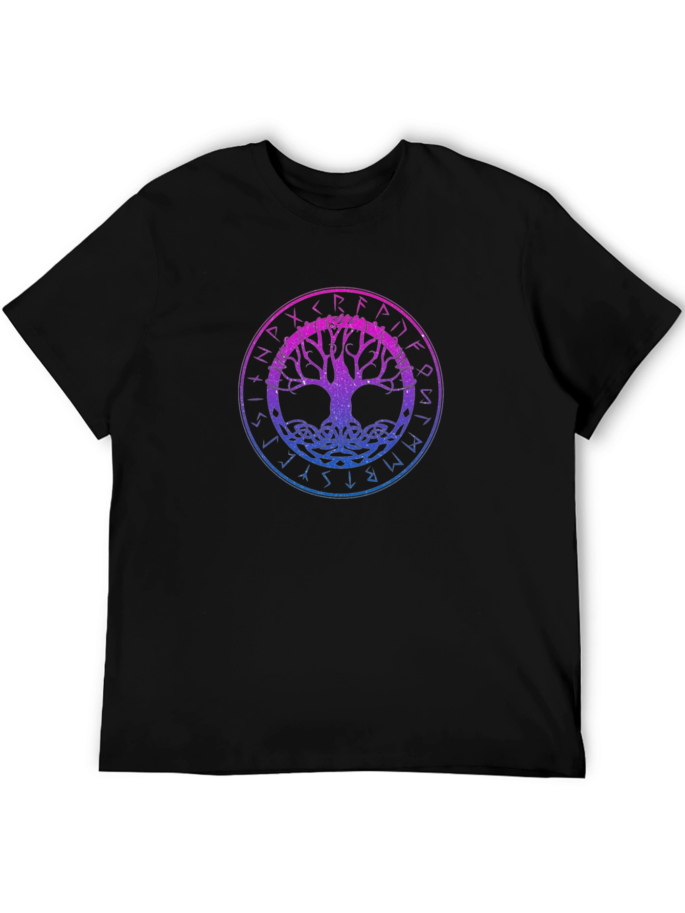 Yggdrasil Tree of Life T-Shirt - Viking Runes