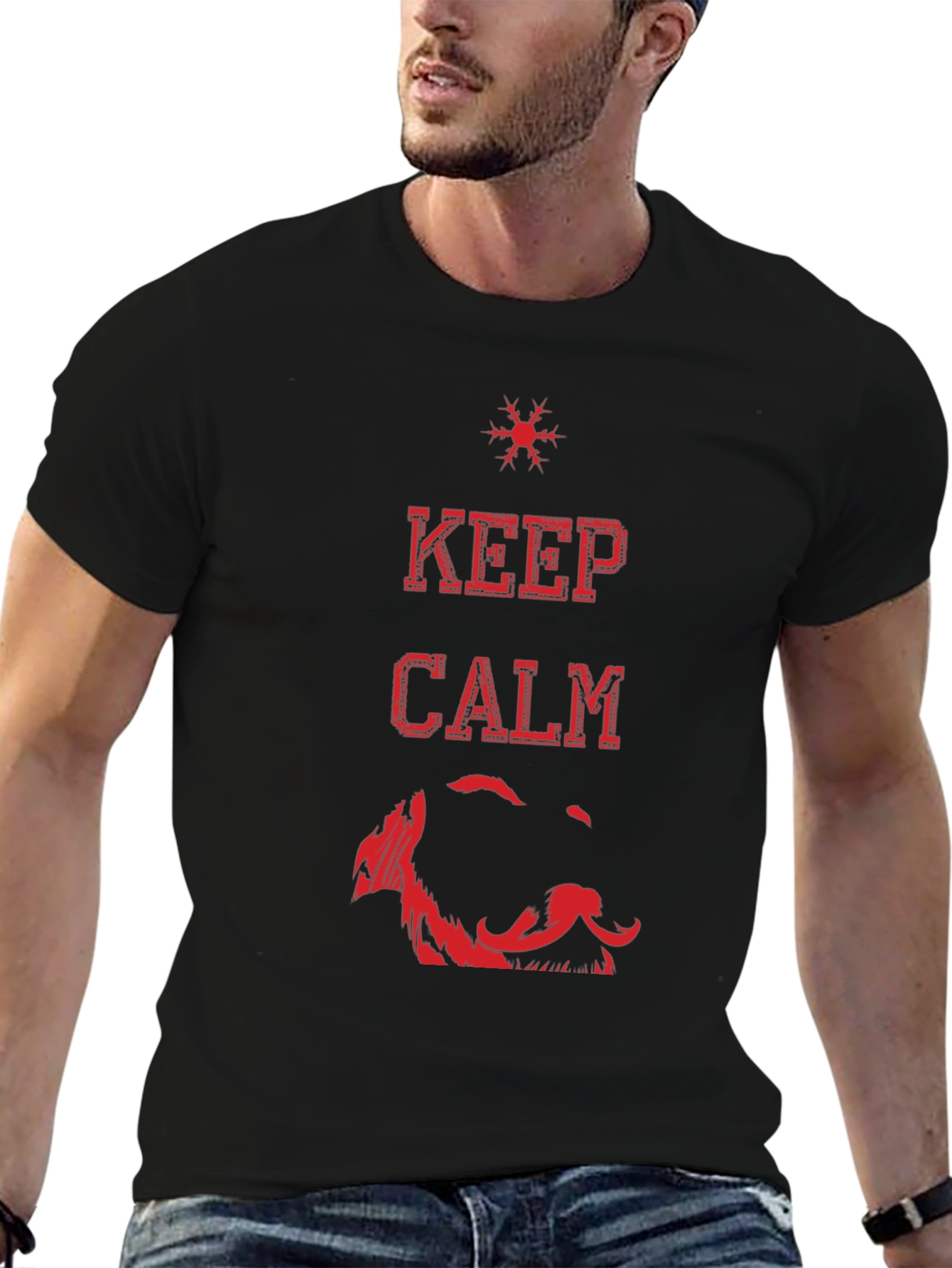 Keep Calm Black T-Shirt