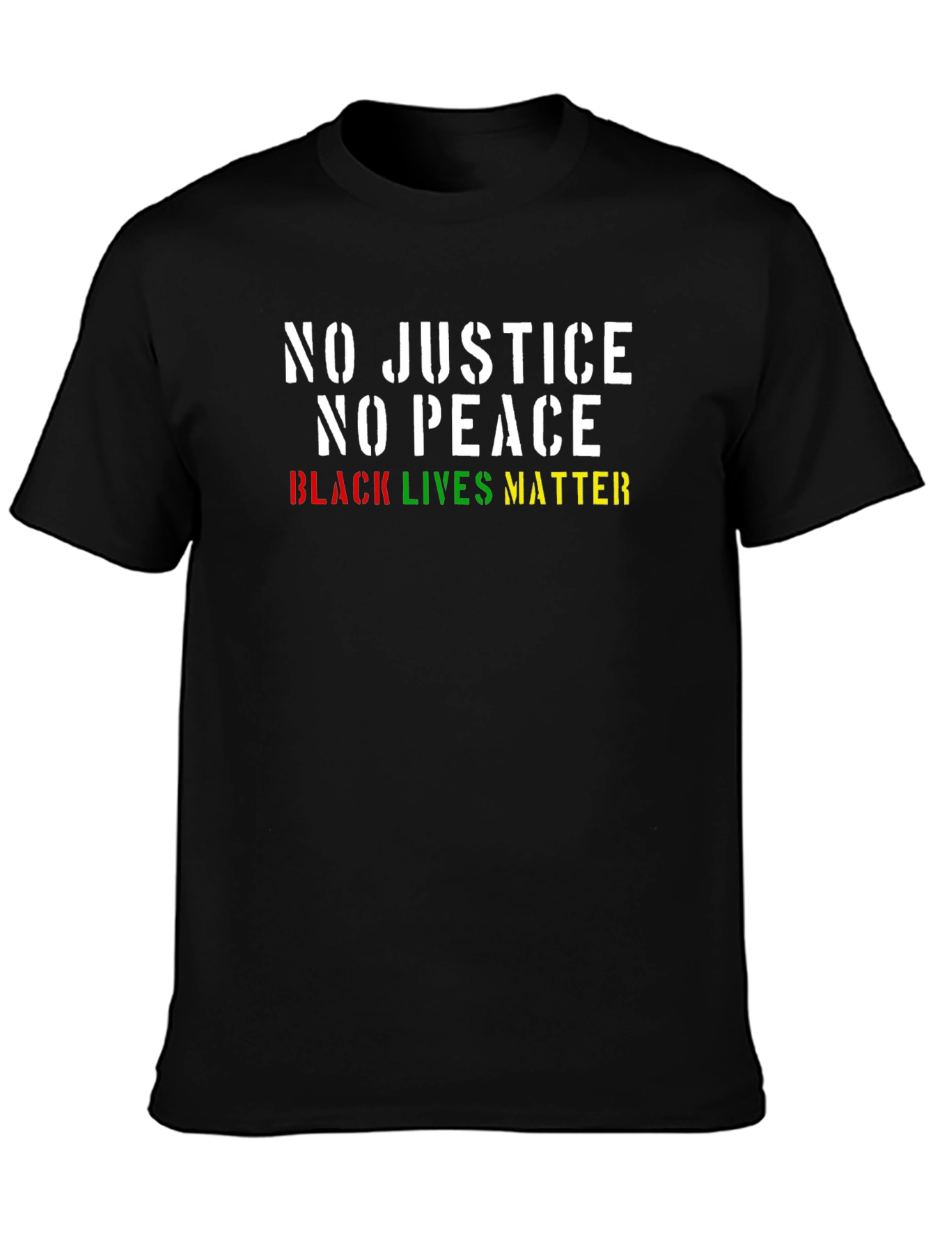 No Justice No Peace Black Lives Matter T-Shirt