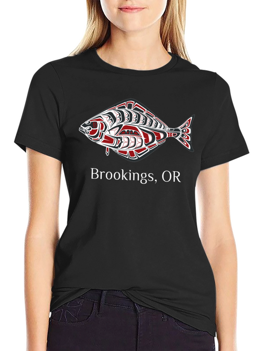 Brookings Oregon Fish Graphic Tee