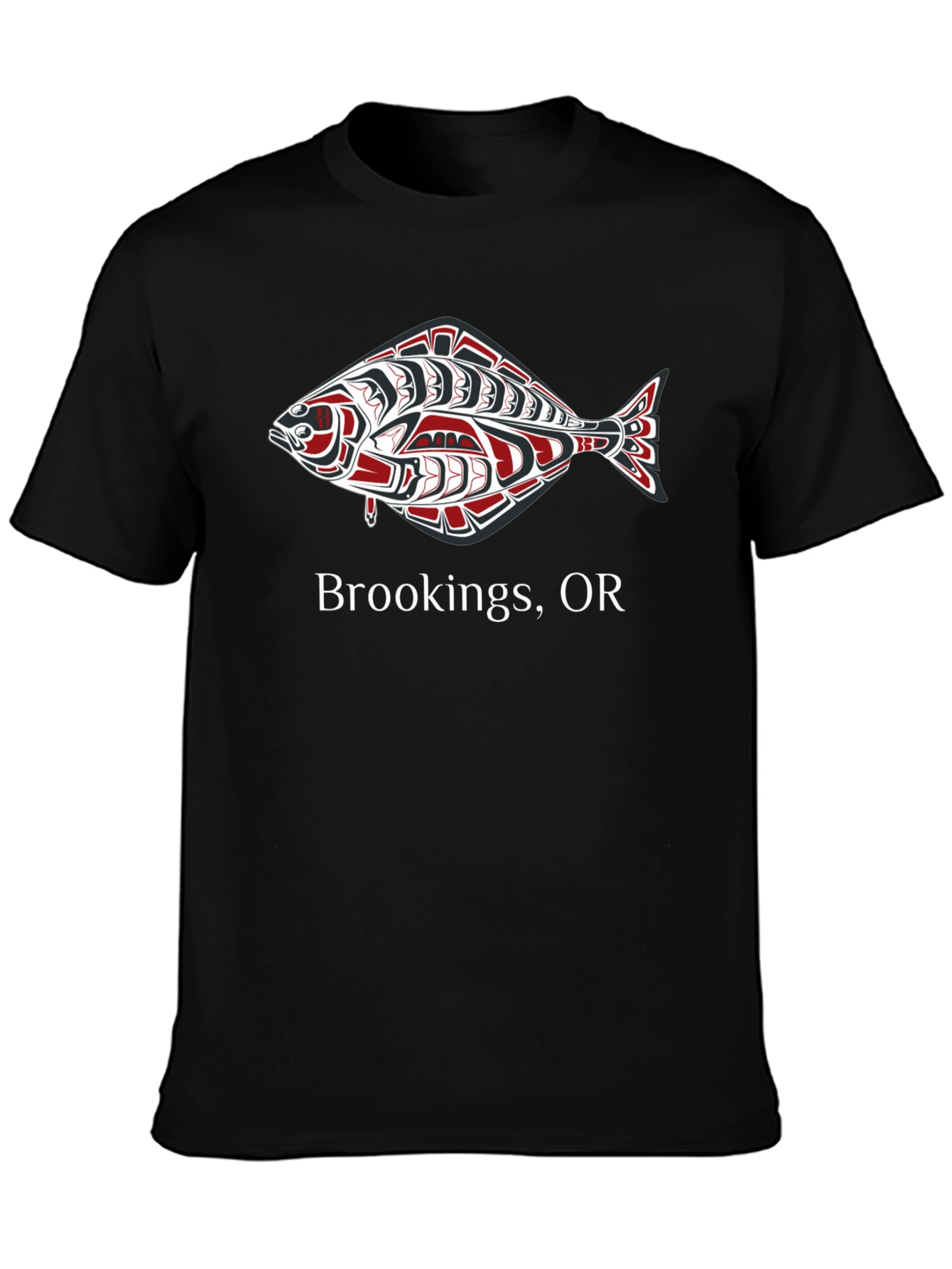 Brookings Oregon Fish Graphic Tee