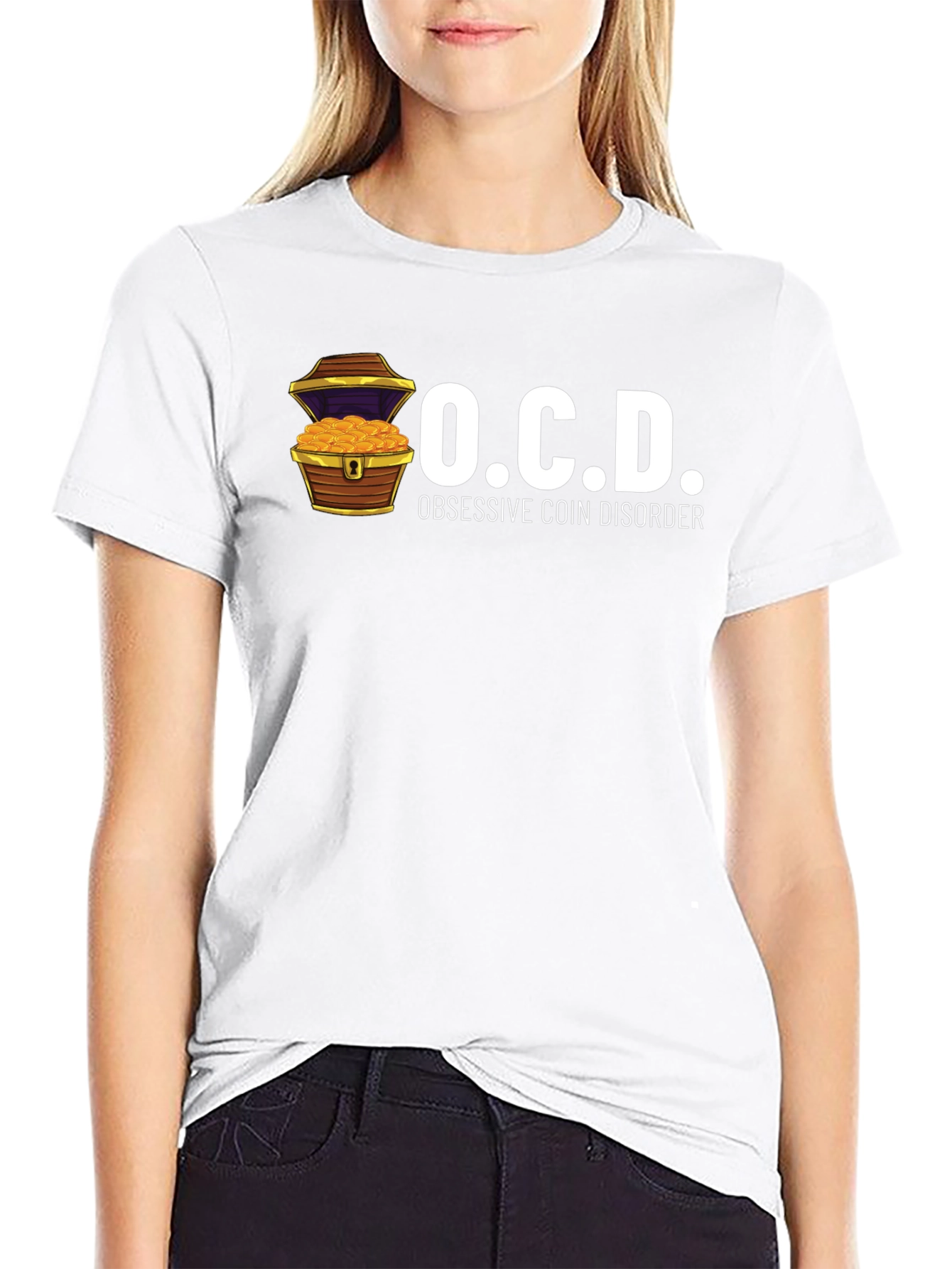 OCD Obsessive Coin Disorder Graphic T-Shirt