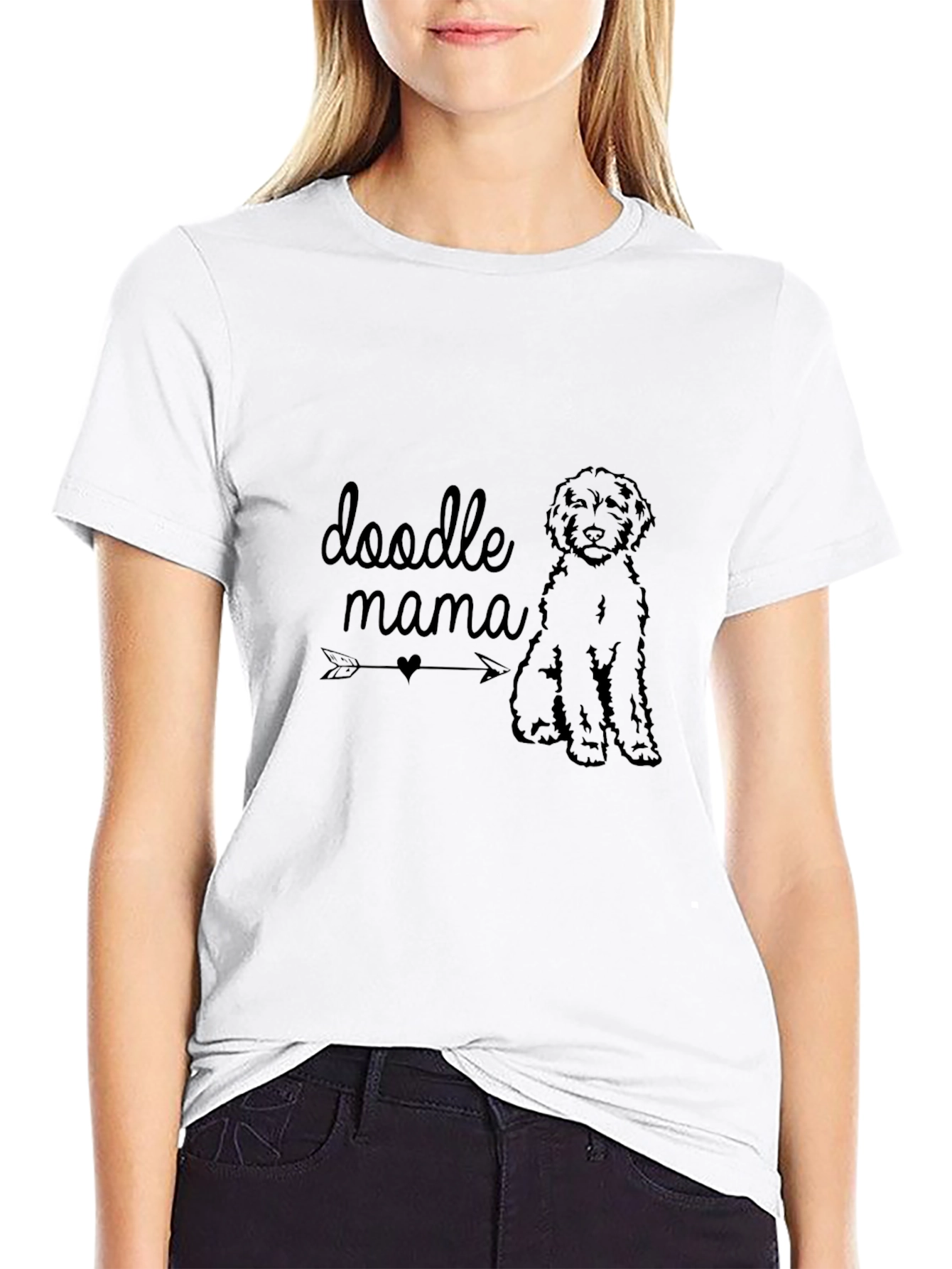 Doodle Mama Graphic Tee - Black