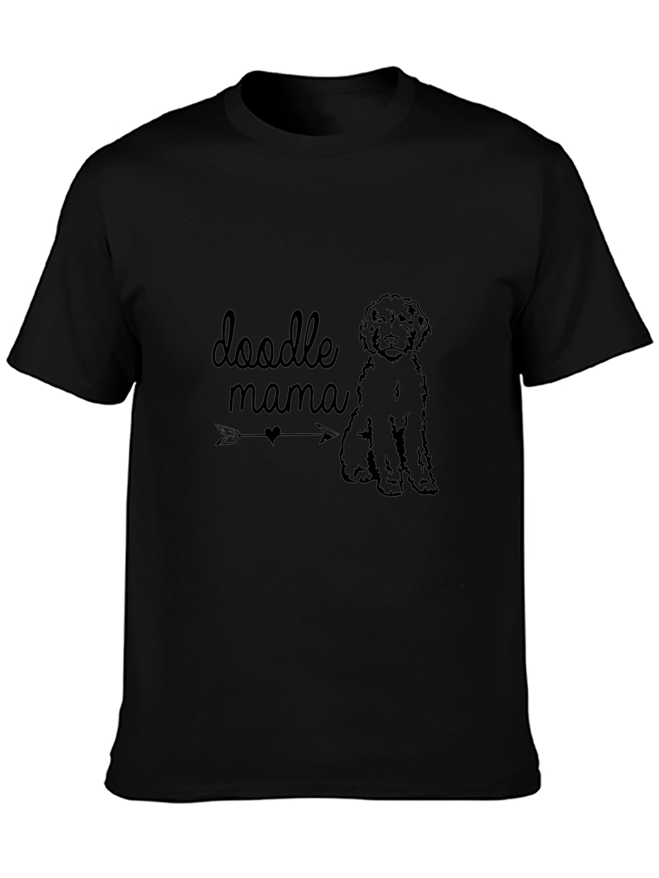 Doodle Mama Graphic Tee - Black