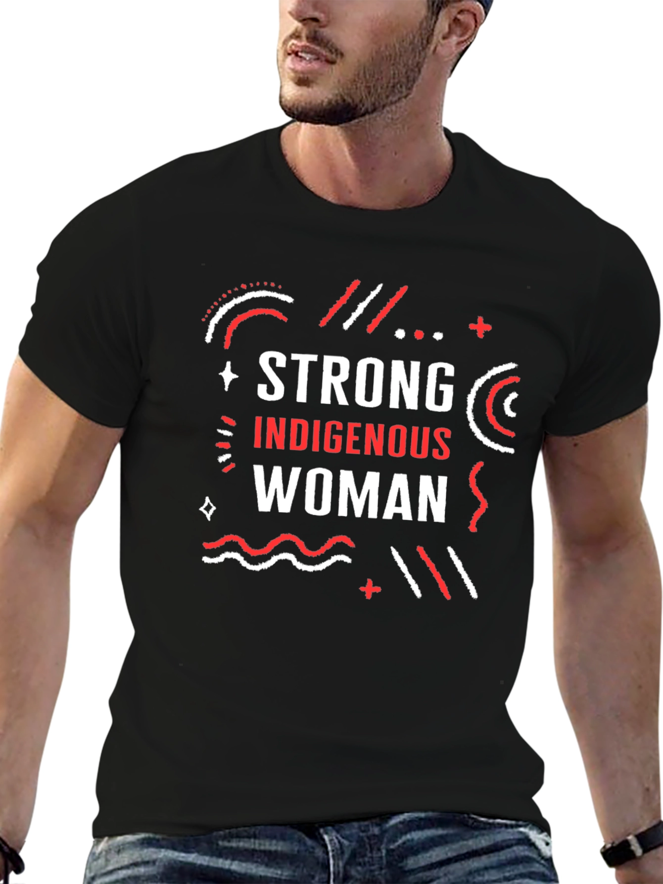 Strong Indigenous Woman Graphic Tee