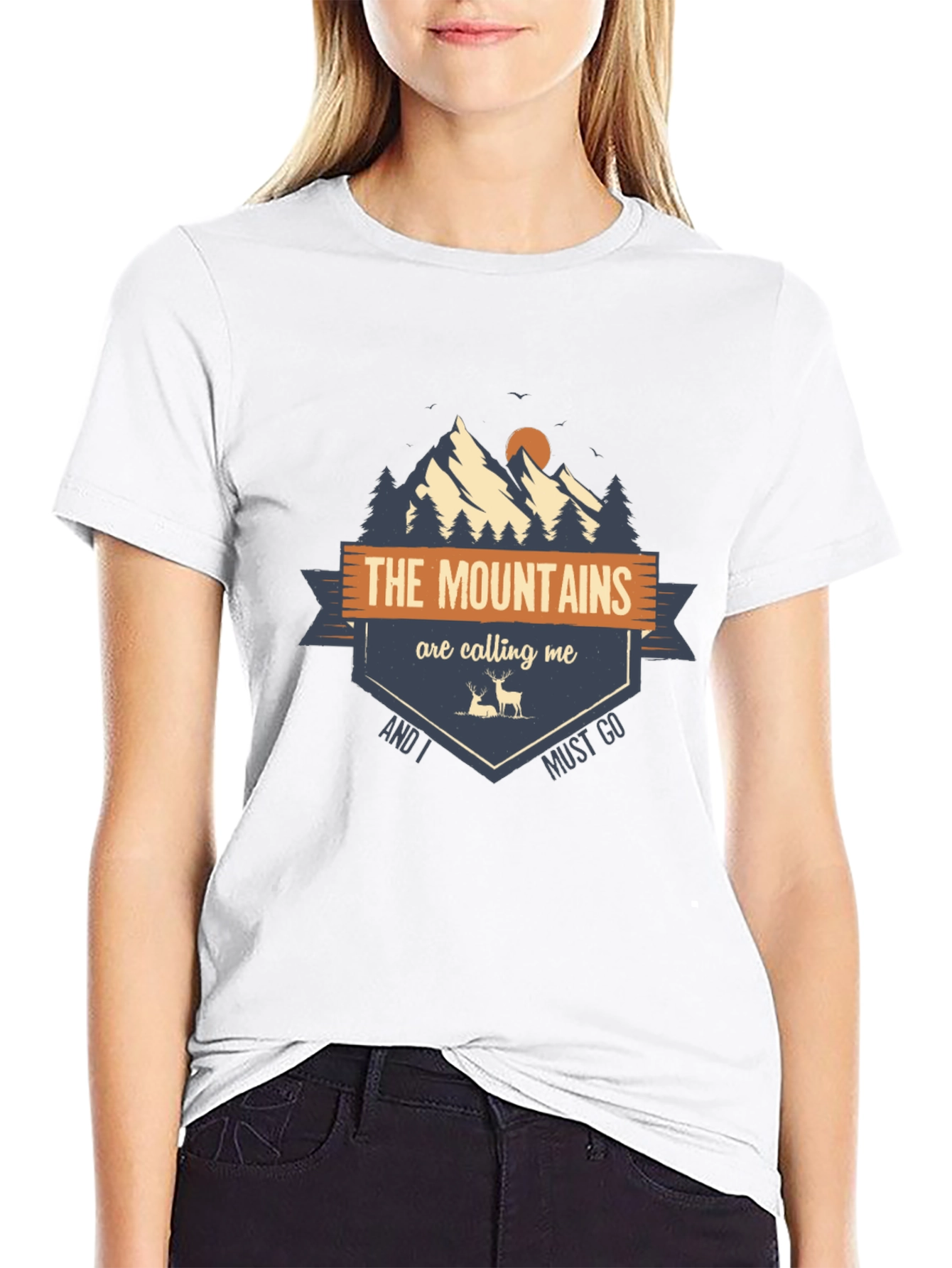 The Mountains are Calling Graphic T-Shirt
