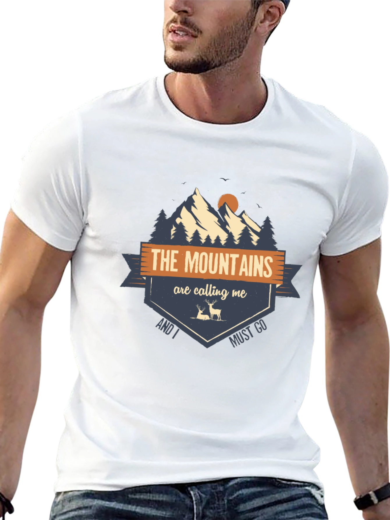 The Mountains are Calling Graphic T-Shirt