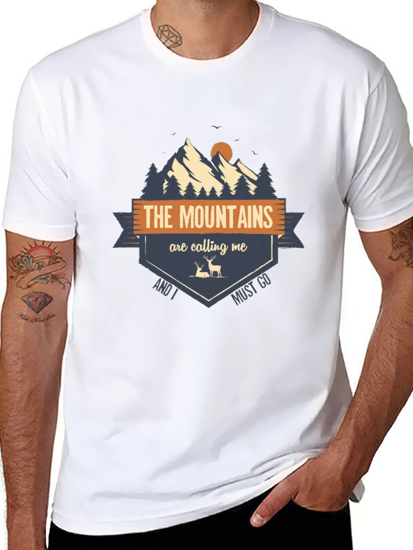 The Mountains are Calling Graphic T-Shirt