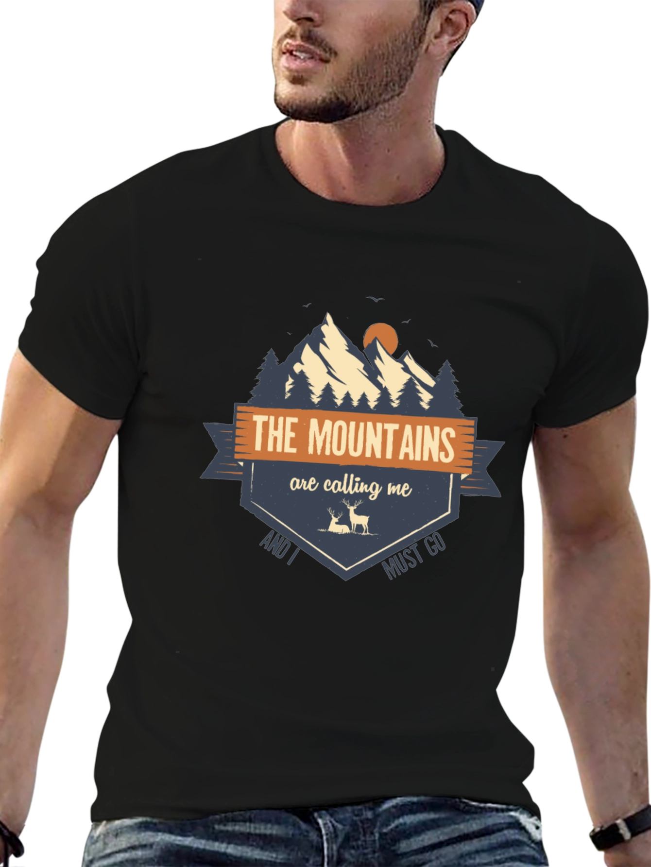 The Mountains are Calling Graphic T-Shirt