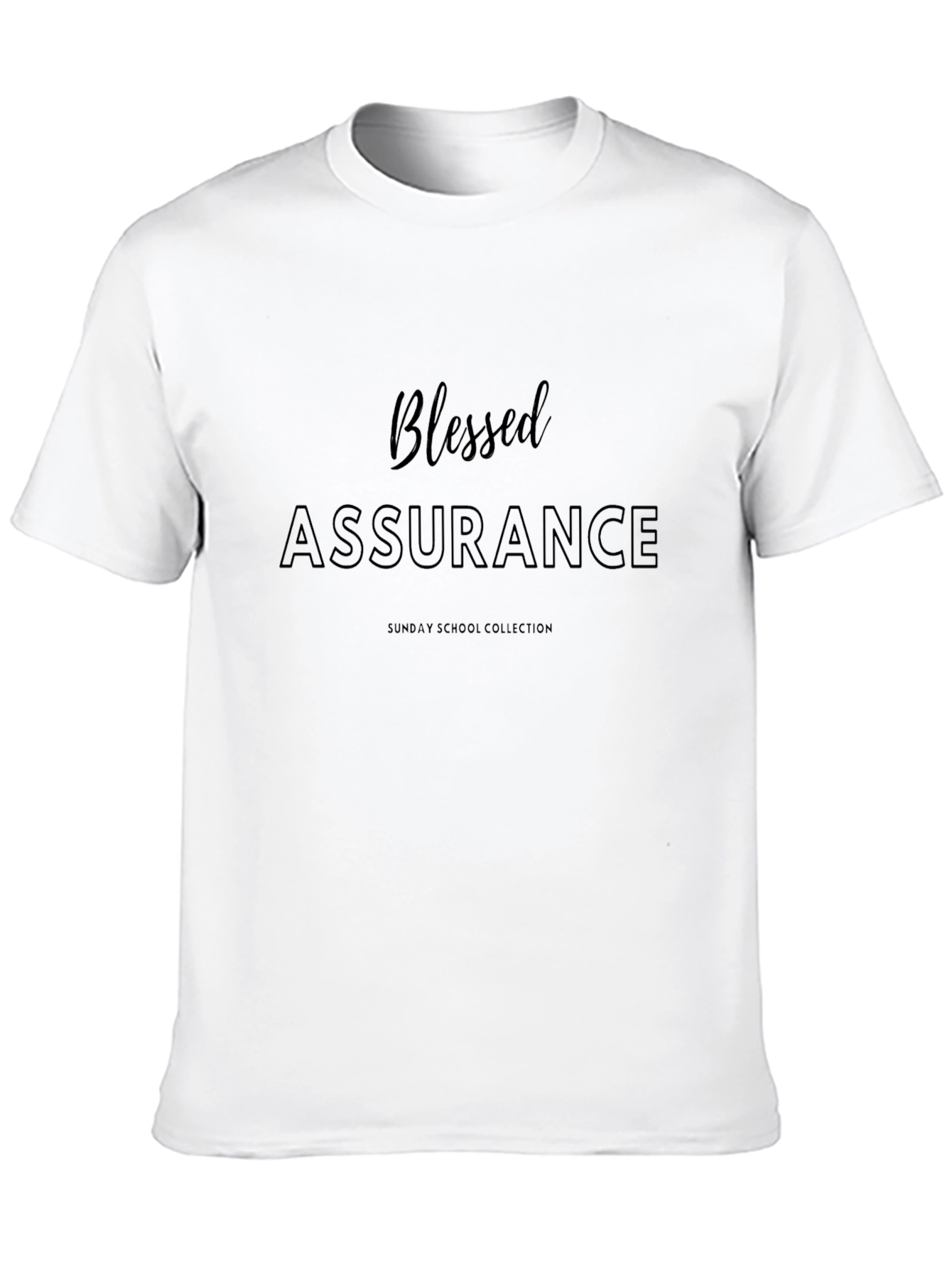 Blessed Assurance Black T-Shirt