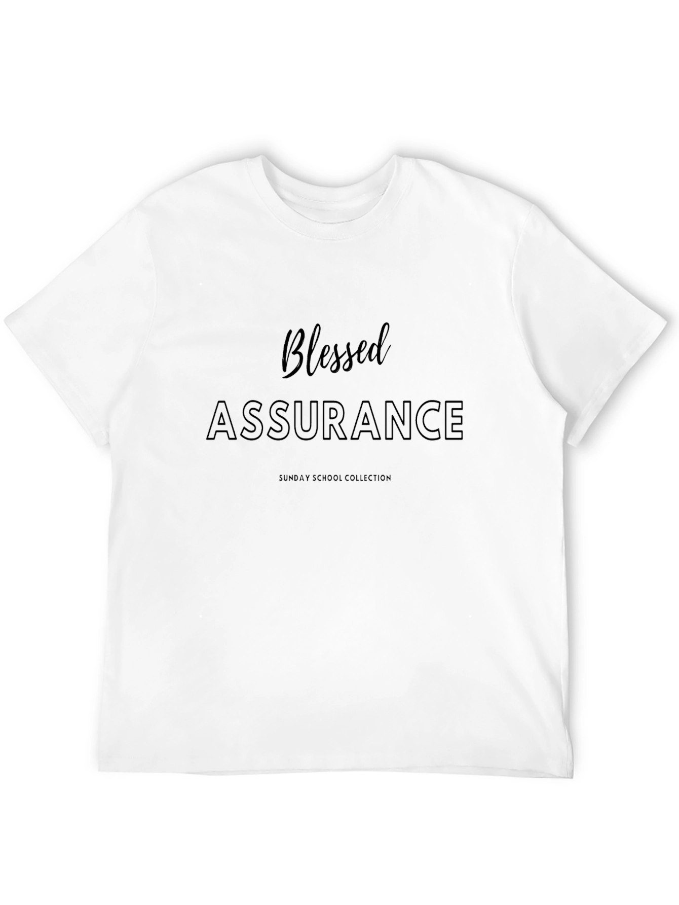 Blessed Assurance Black T-Shirt