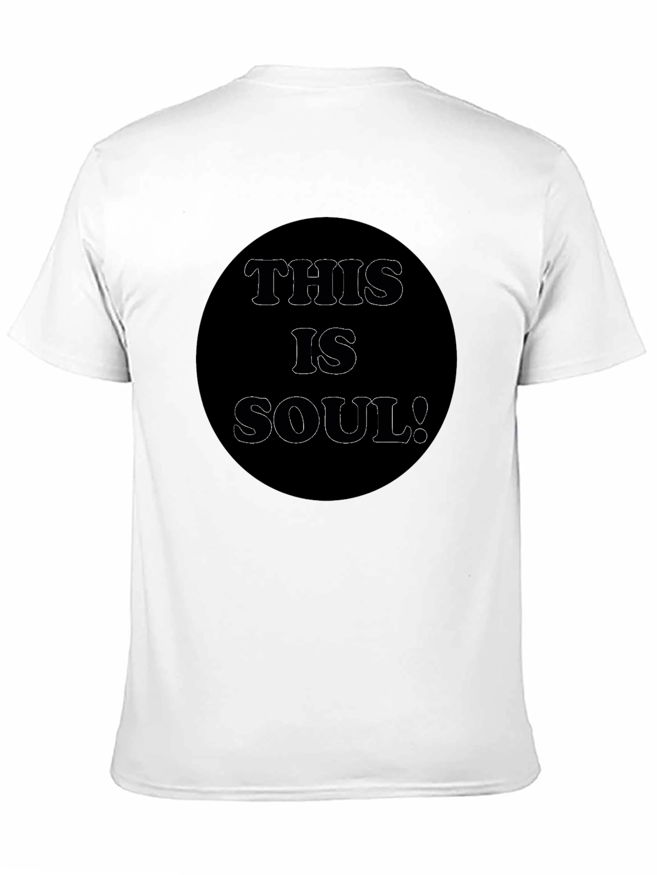 This is Soul! Graphic Print Black T-Shirt