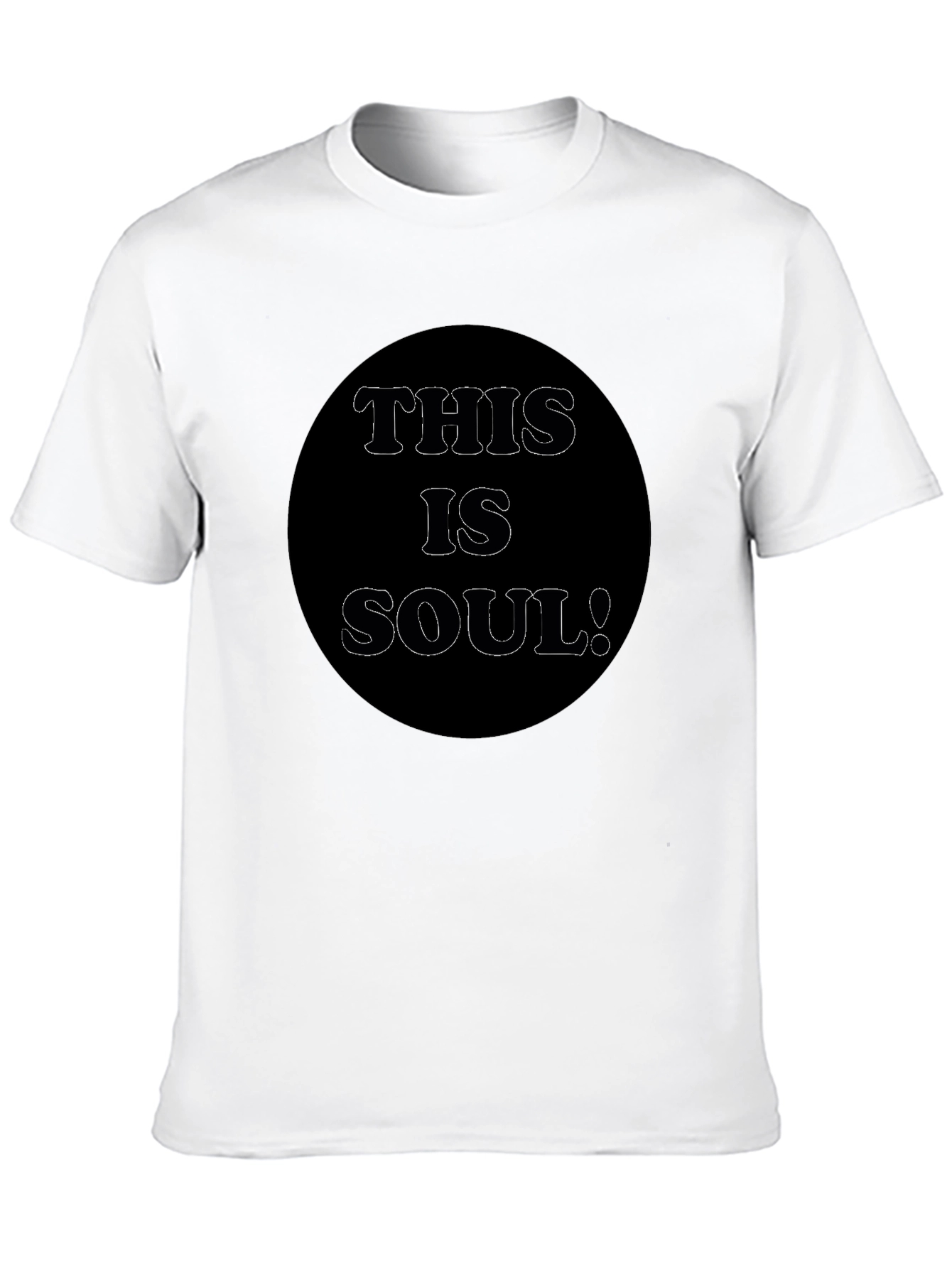 This is Soul! Graphic Print Black T-Shirt
