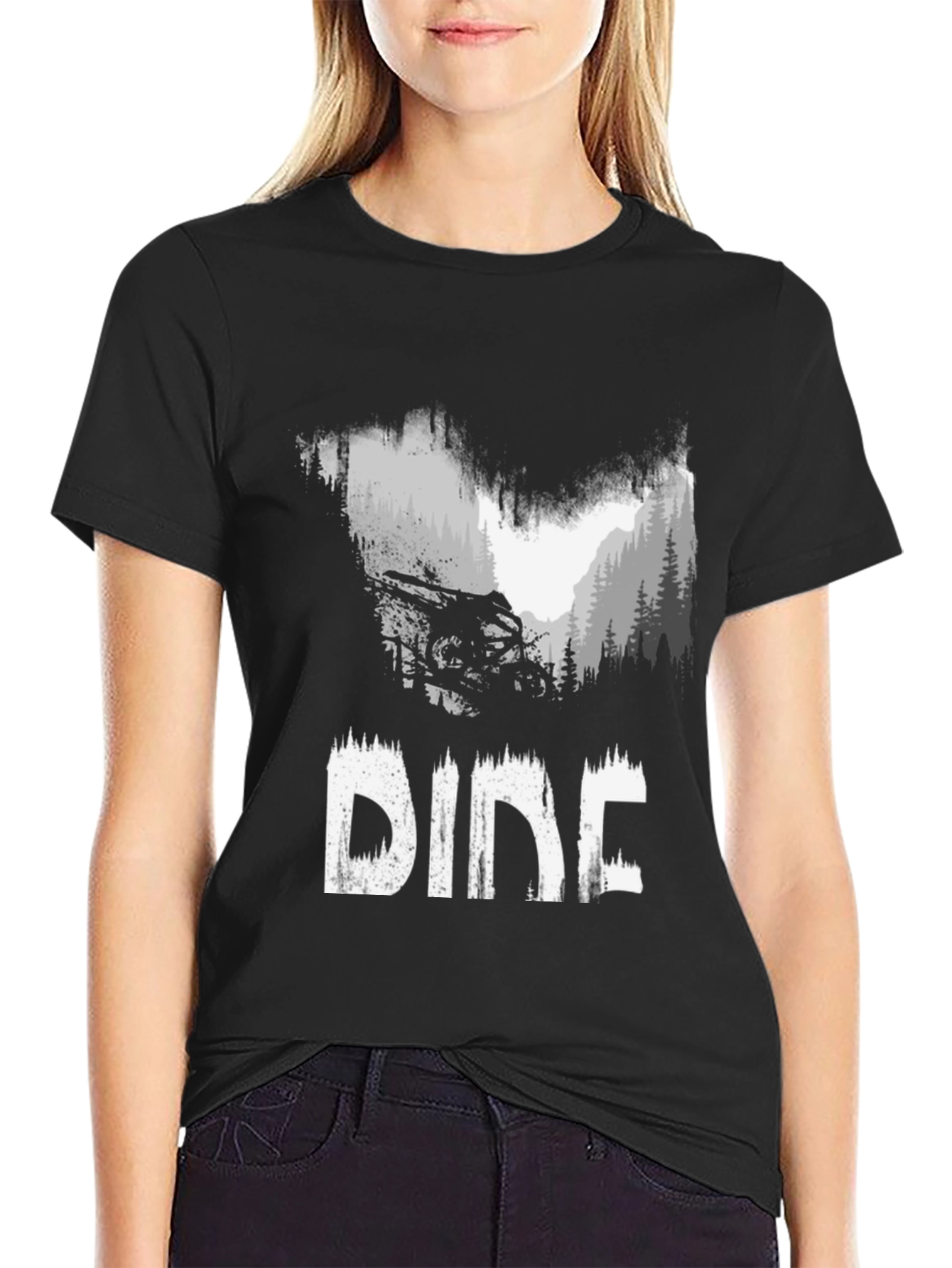 Ride Graphic Black T-Shirt