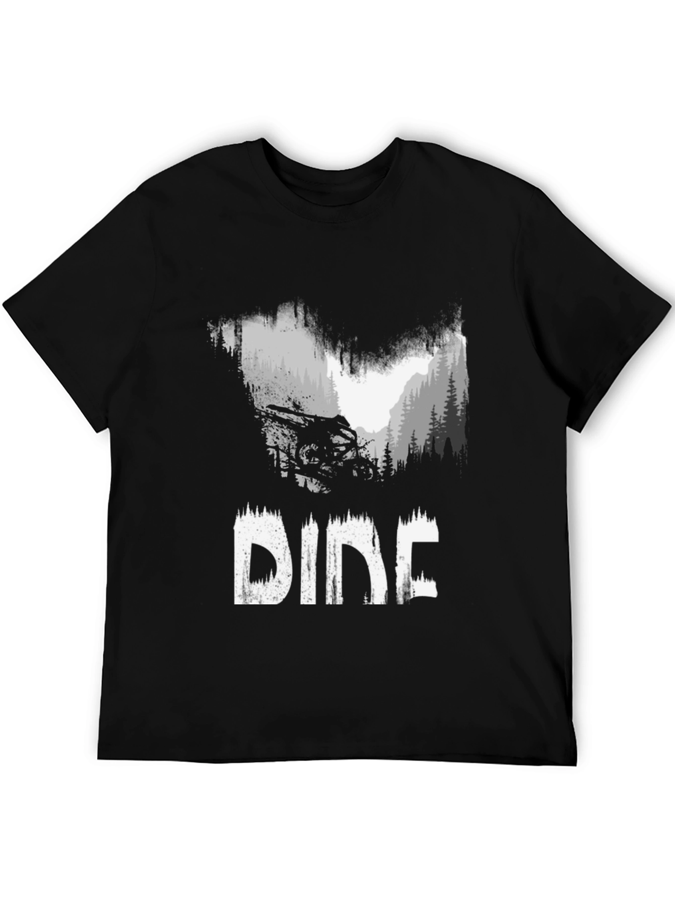 Ride Graphic Black T-Shirt
