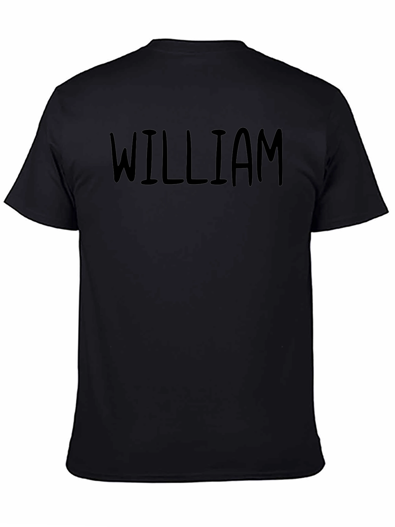 William Black Graphic Tee - Personalized Style