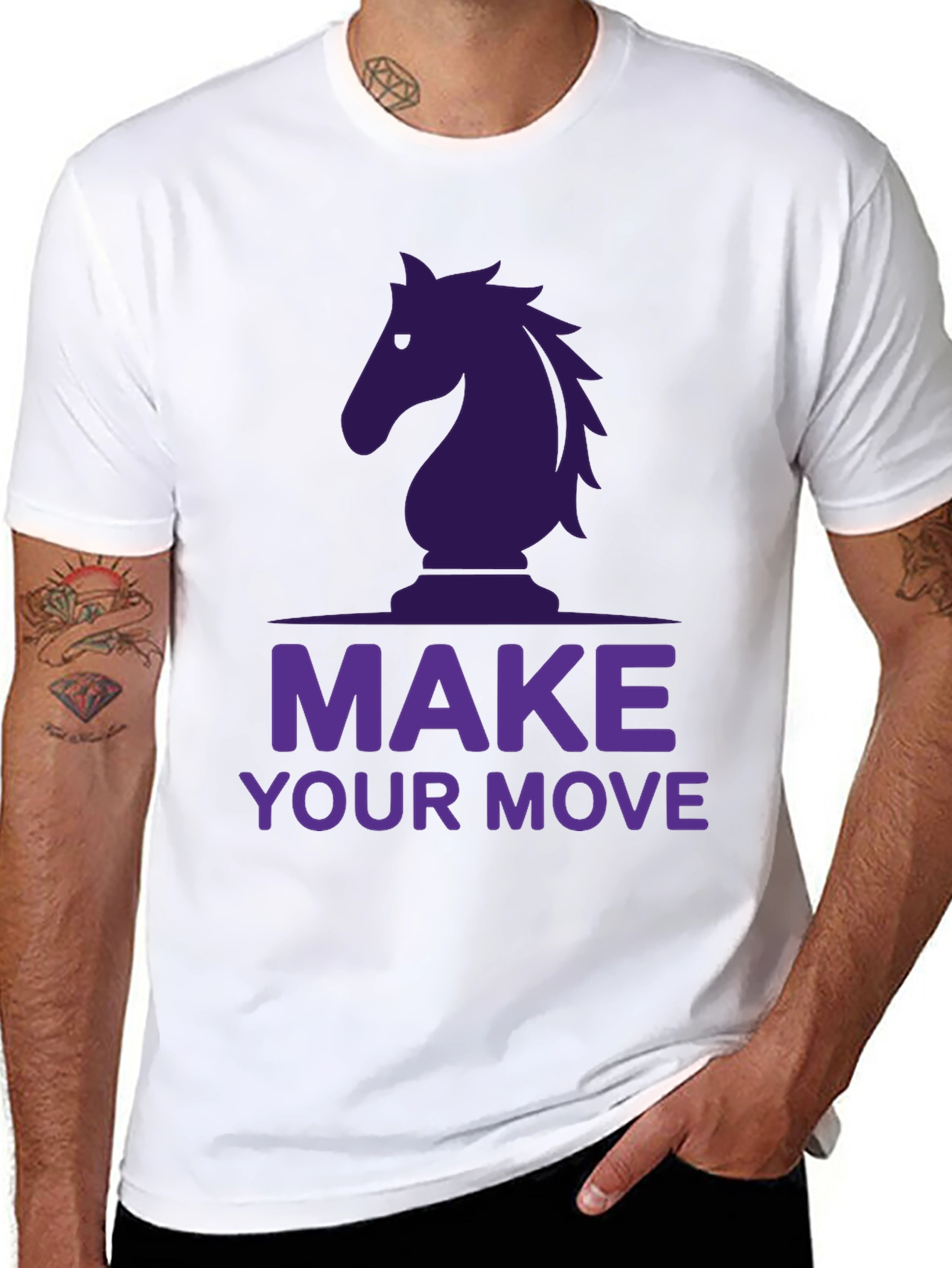 Chess Knight Graphic Tee - Make Your Move!