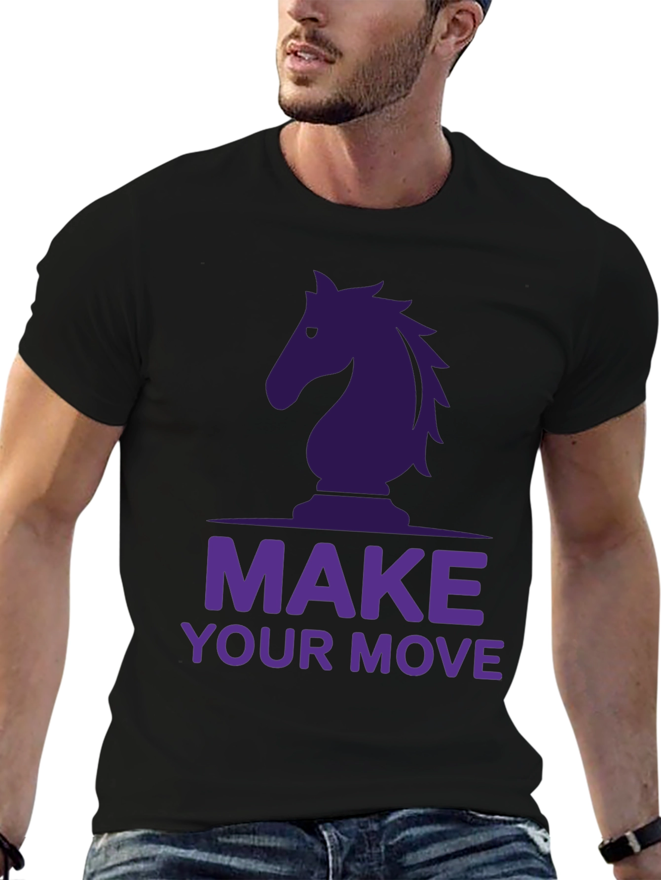 Chess Knight Graphic Tee - Make Your Move!