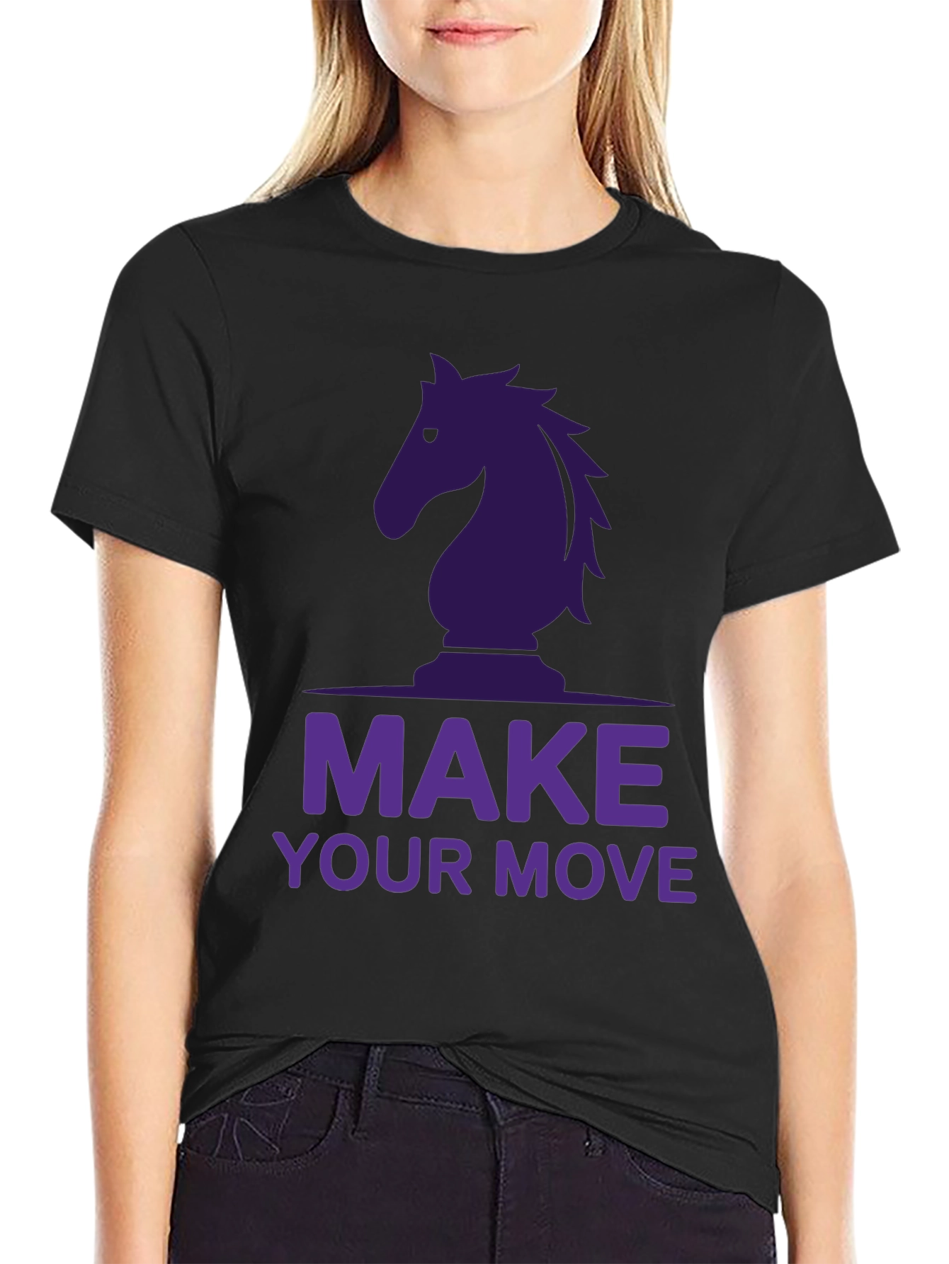 Chess Knight Graphic Tee - Make Your Move!